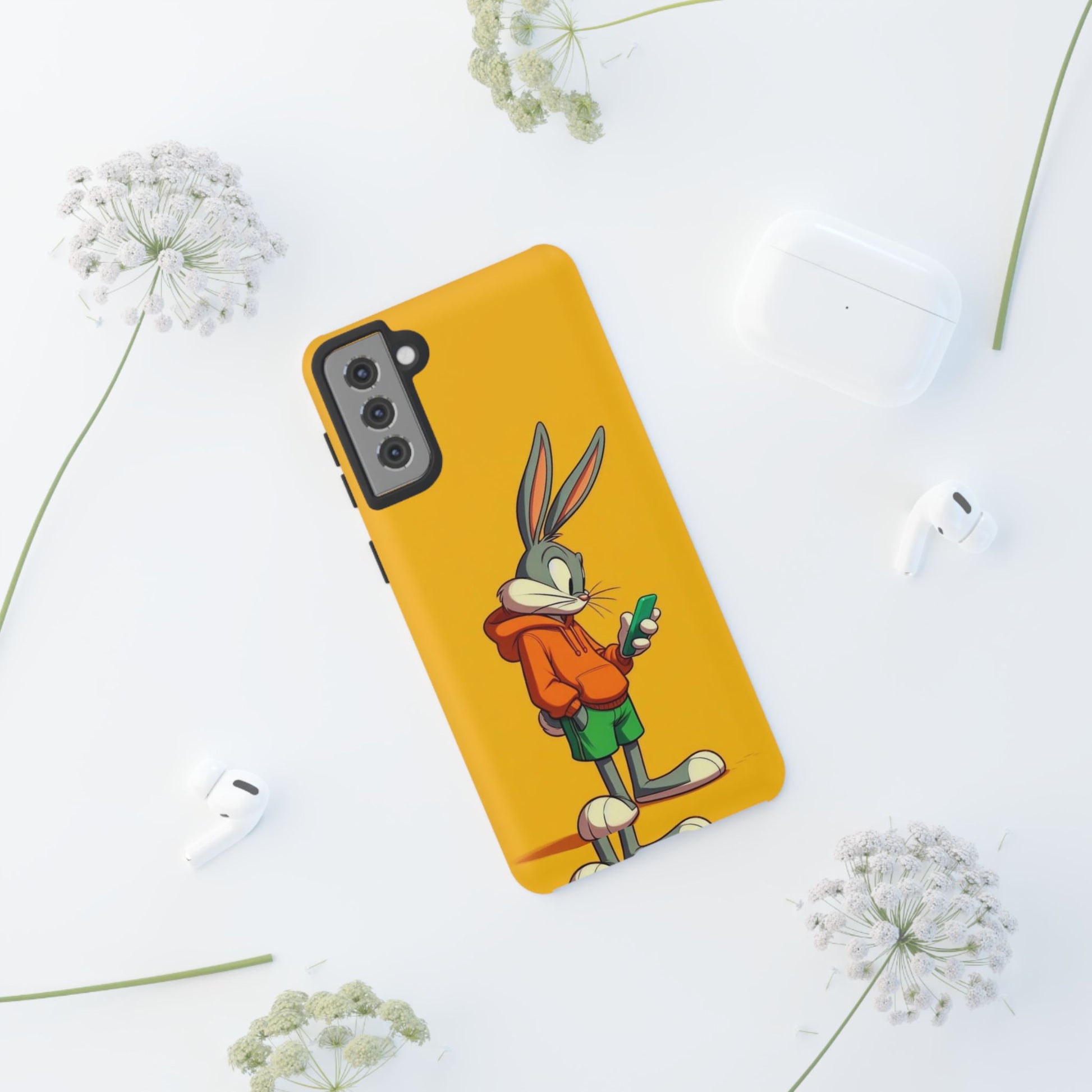 Bugs Bunny Tough Cases for iPhones, Samsung, and Pixel
