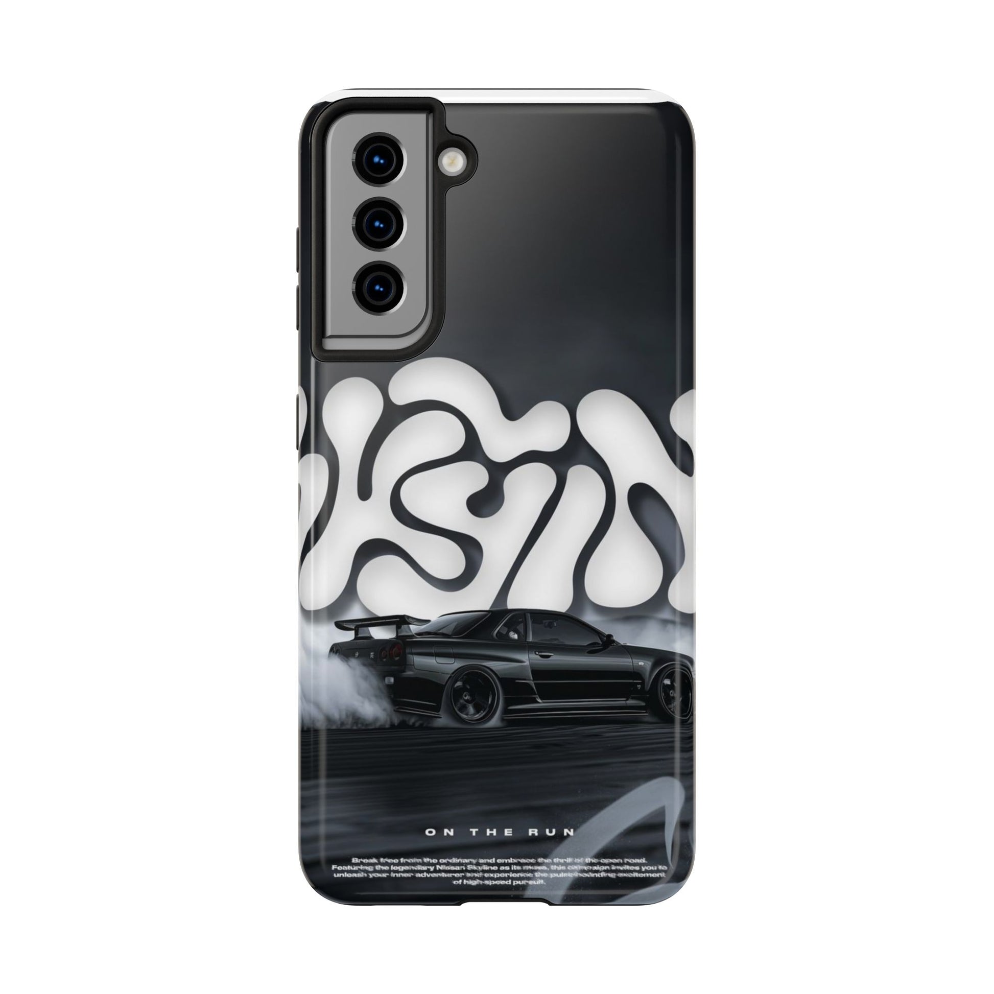 Drifting Skyline Racing Car Theme Phone Case for iPhone & Samsung Galaxy Phones