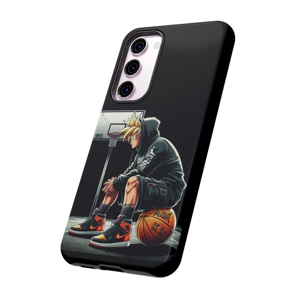 Son Goku Basketball Tough Cases for iPhones, Samsung, and Pixel