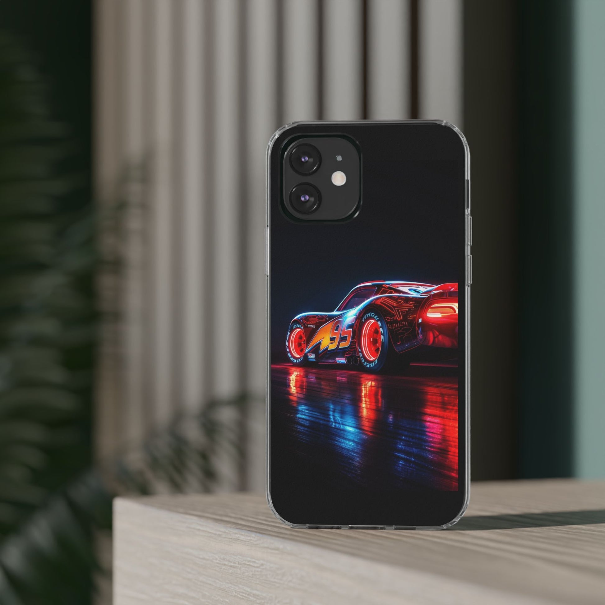Lightning McQueen Themed Sports car Iphone, Samsung case