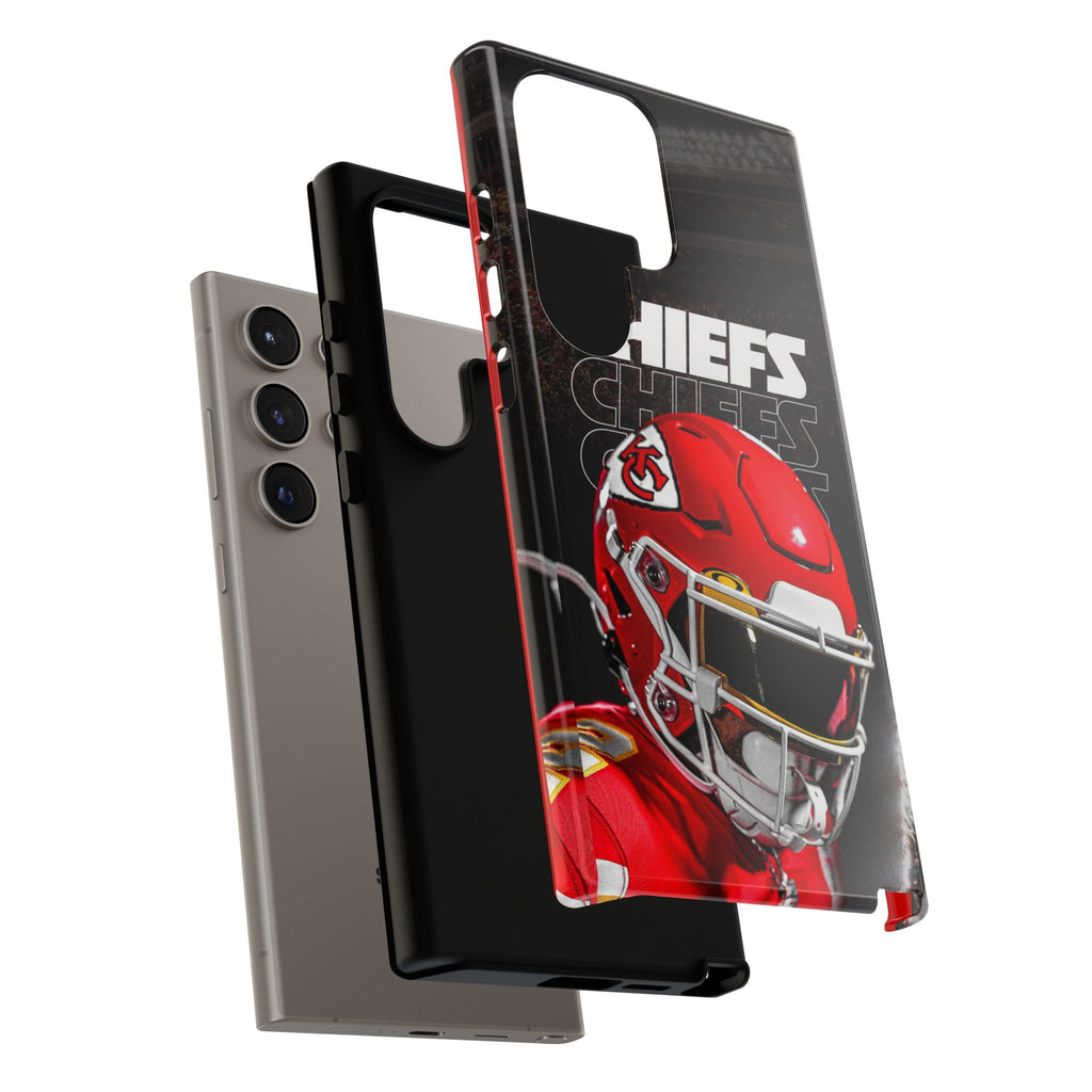 Kansas City Chiefs Football Helmet Logo Tough Cases for iPhones, Samsung, and Pixel