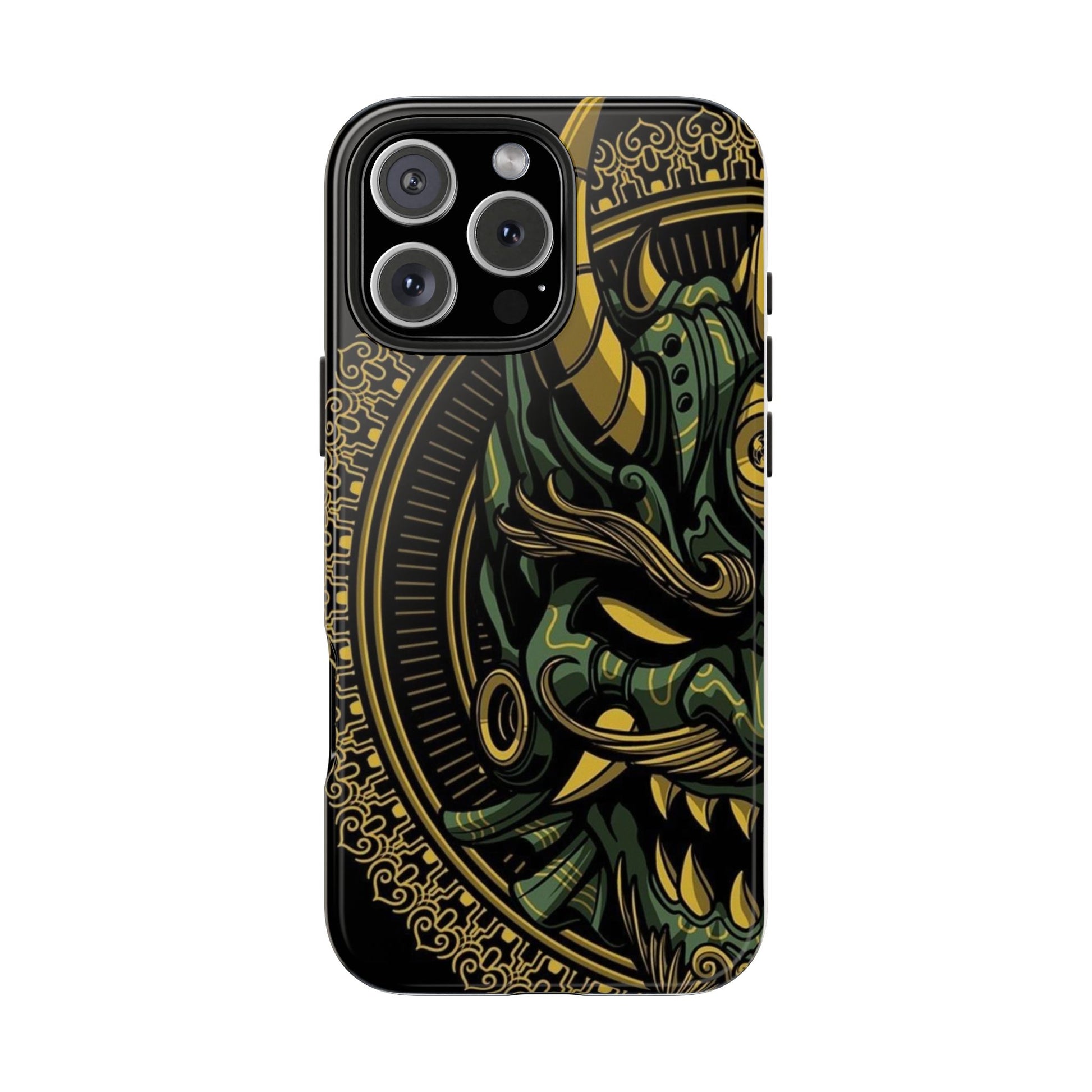 Kabuki Mask Theme Phone Cases for Iphones & Samsung Durable