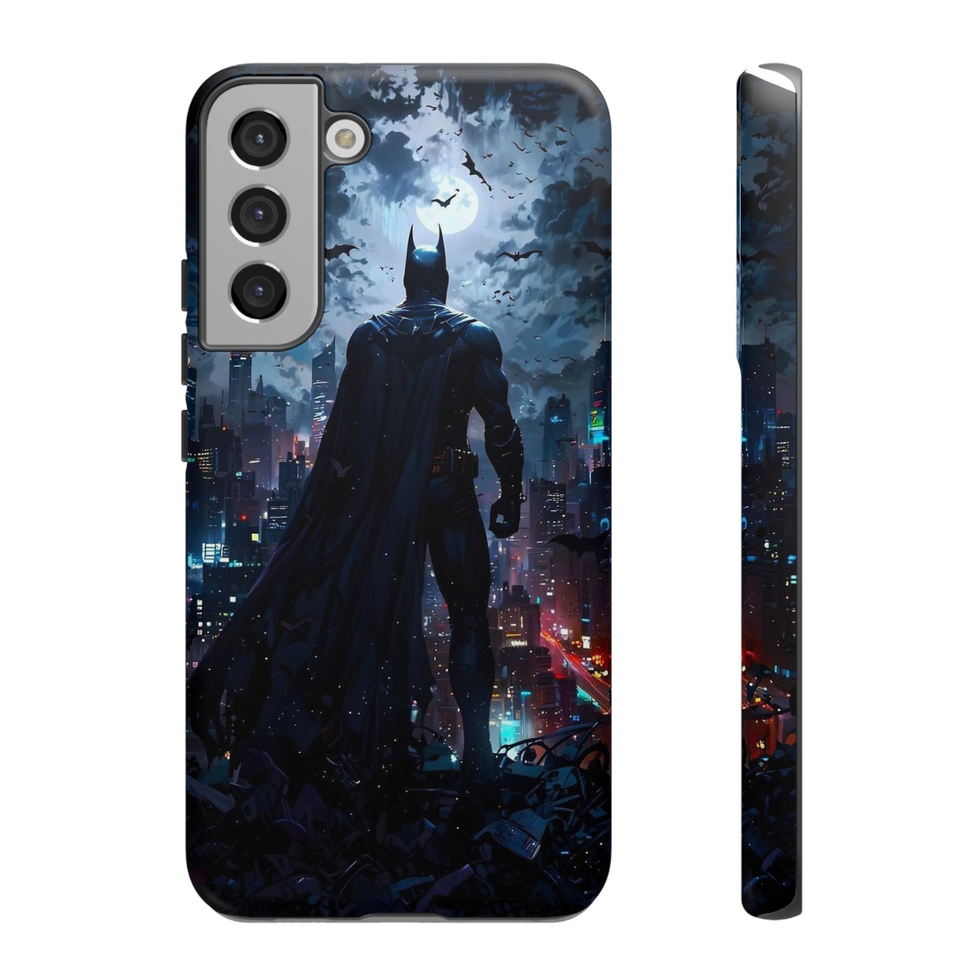 Gotham City Batman Tough Cases for iPhones, Samsung, and Pixel