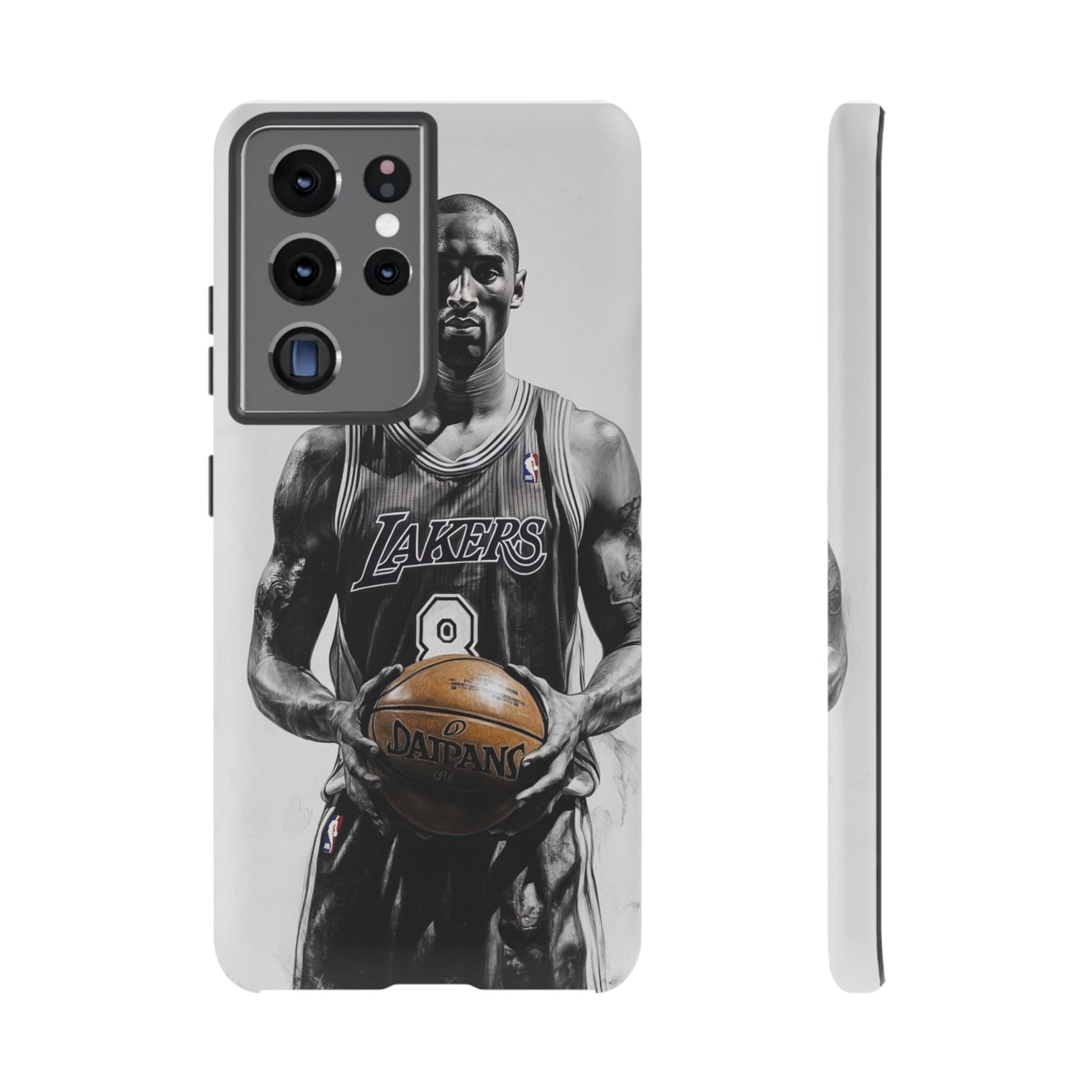 Kobe Basketball Art Tough Cases for iPhones, Samsung, and Pixel