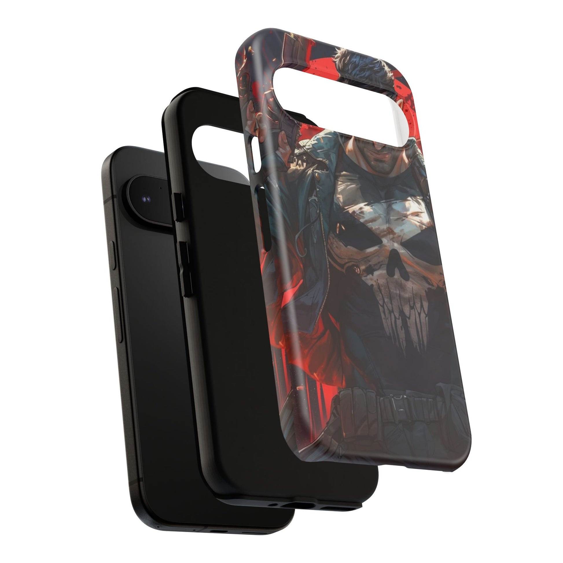 Punisher Tough Cases for iPhones, Samsung, and Pixel