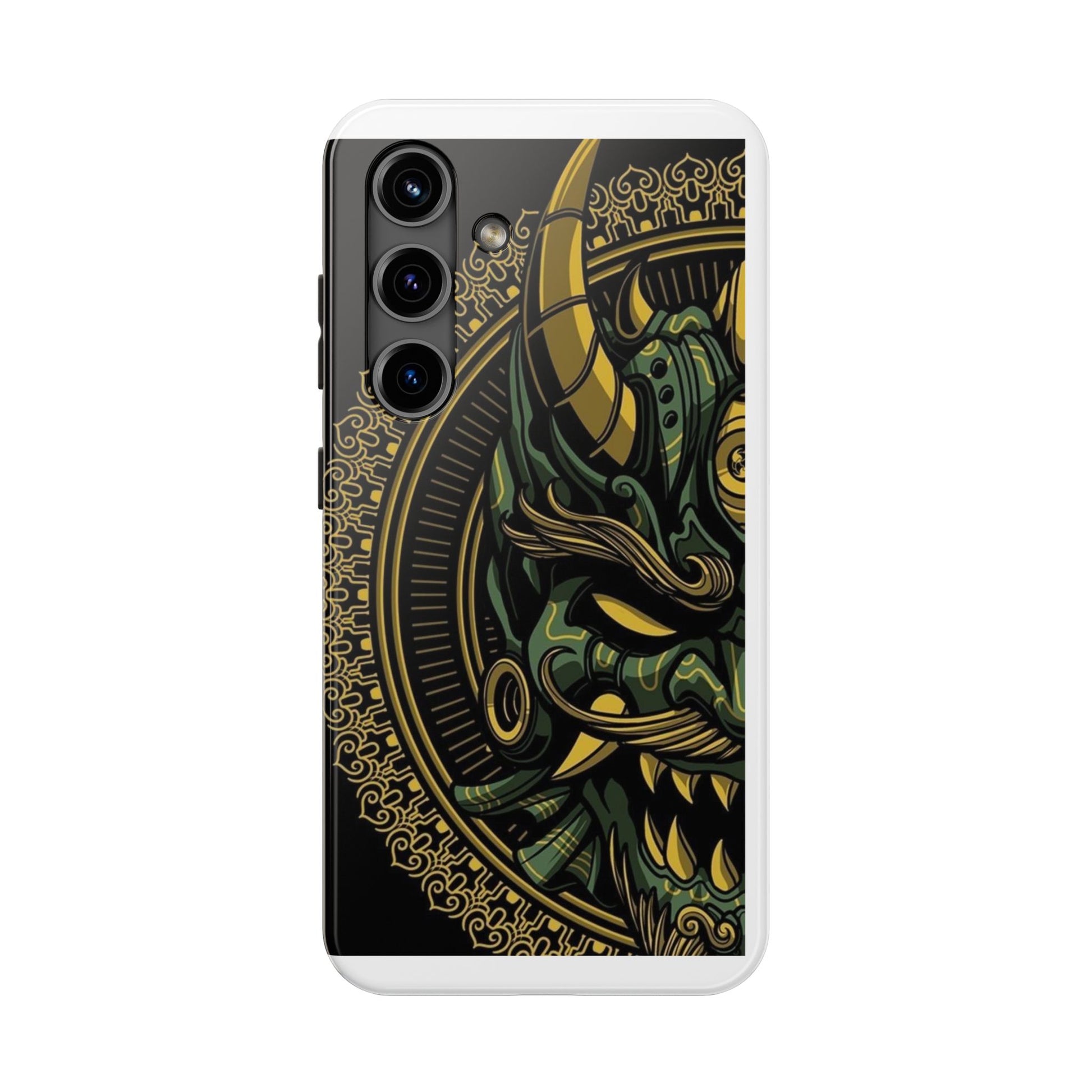 Kabuki Mask Theme Phone Cases for Iphones & Samsung Durable