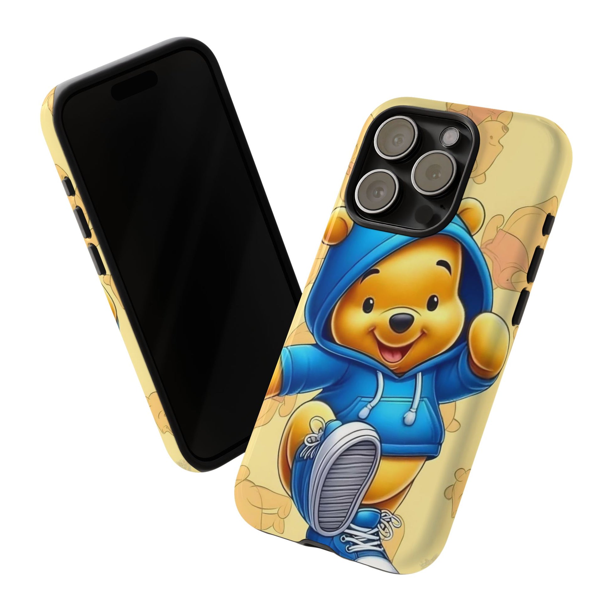 Cute Pooh Bear Phone Case, Tough Case