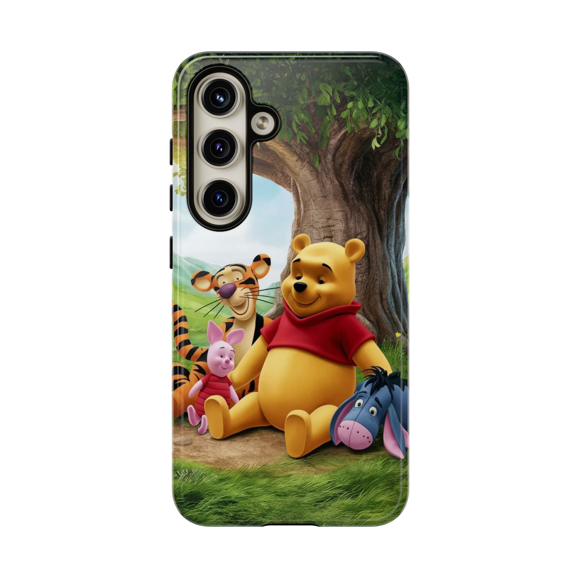 Cute Pooh Bear Phone Case, Tough Cases, Disney Phone for iPhones, Samsung, and Pixel