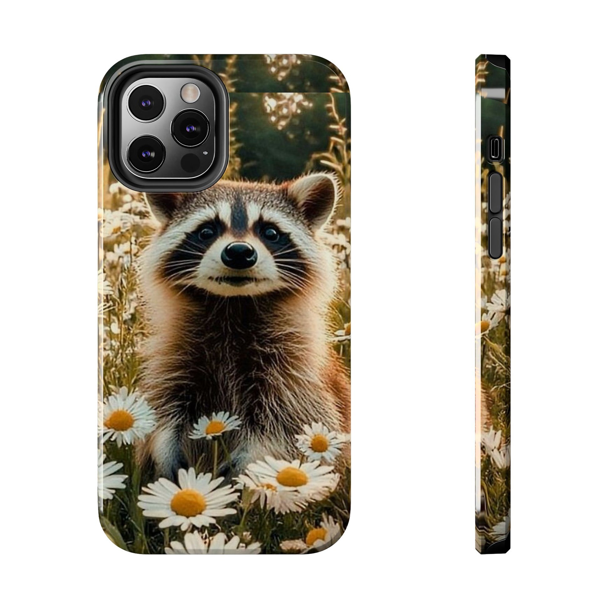 Cute Raccoon Theme Phone Cases for iPhones & Samsung Phones