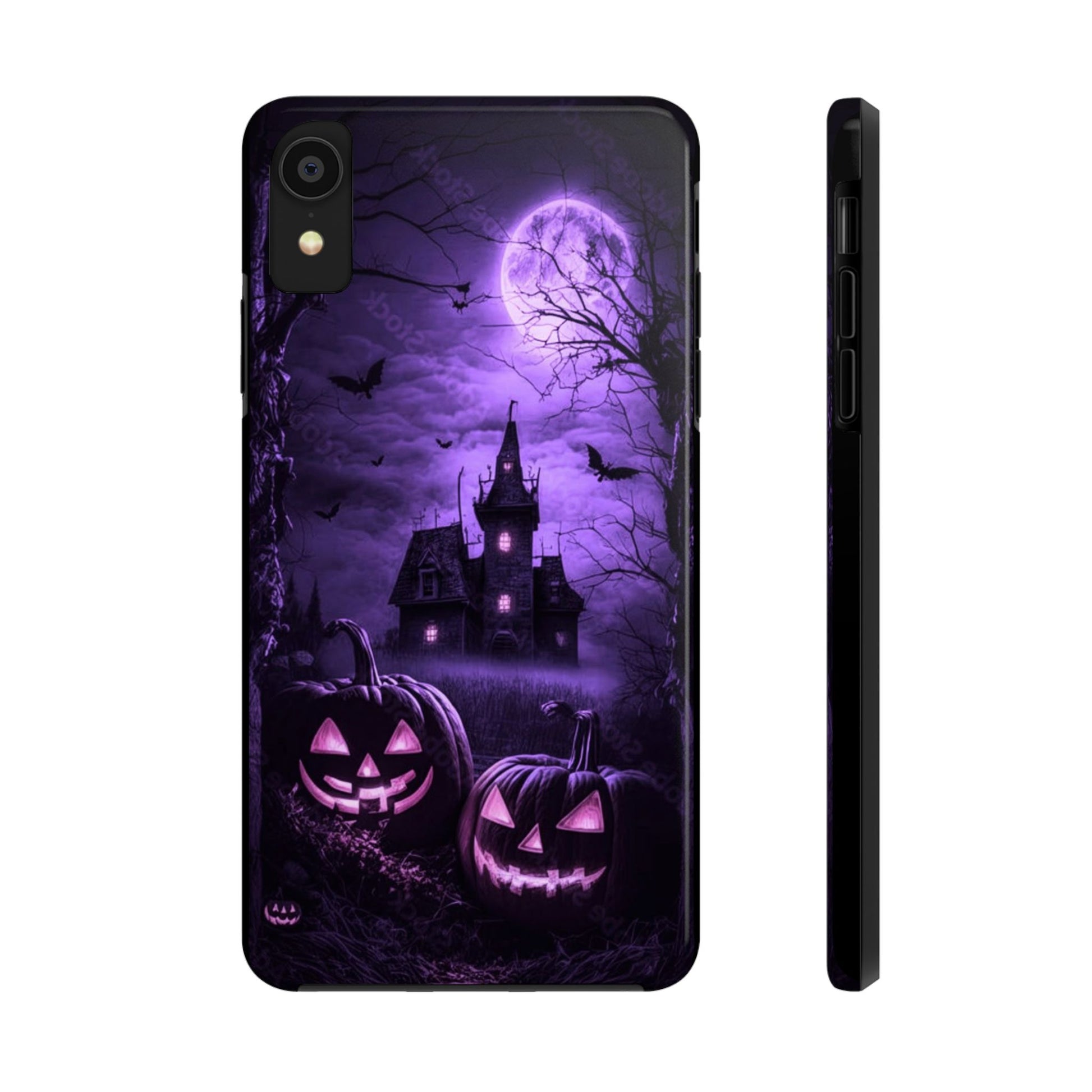Haunted House Halloween Theme Phone Cases for iPhones & Samsung Phones