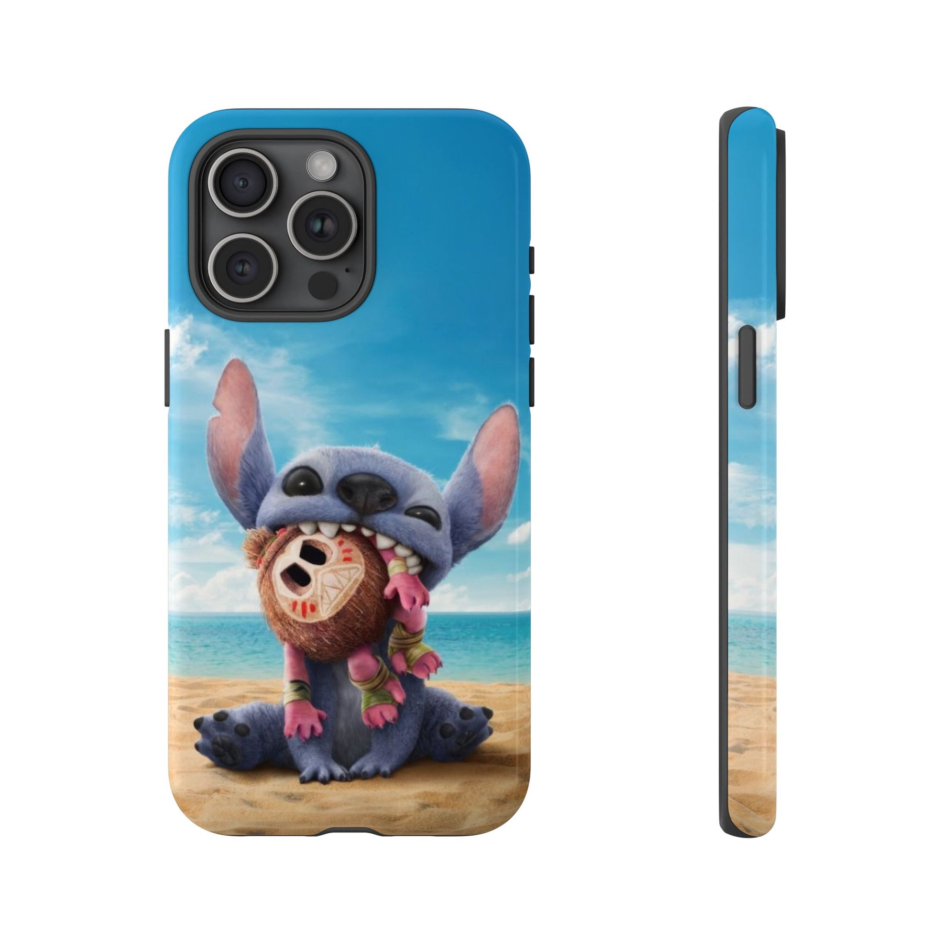 Stitch Beach Sunset Landscape Phone Case for iPhone, Samsung Galaxy, & Pixel Phones
