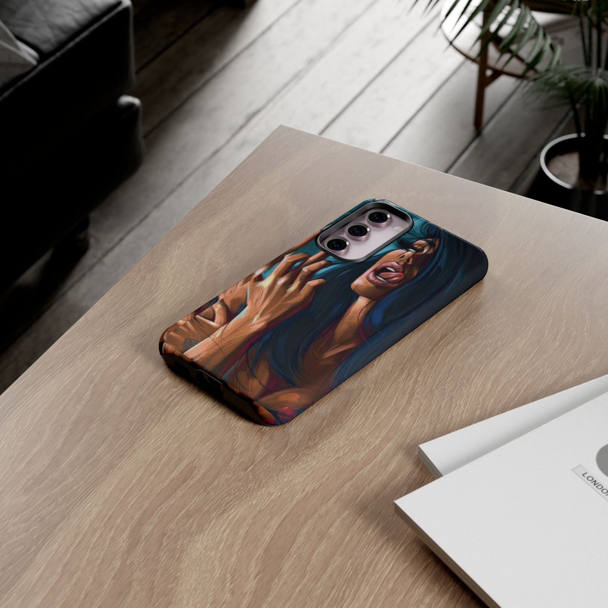 Tough Girl Theme Urban Design Cases for iPhones, Samsung, and Pixel