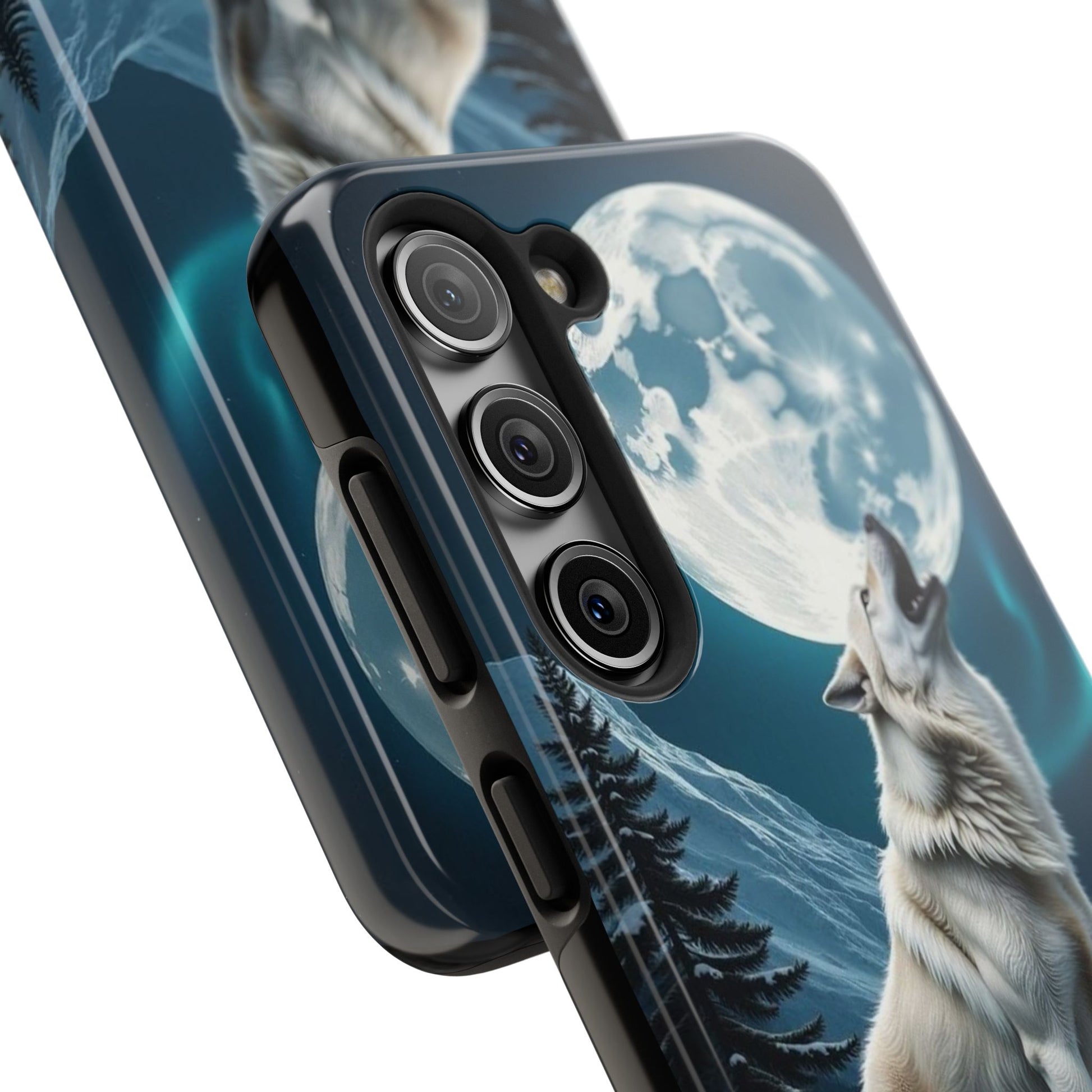 Howling Wolf Theme Phone Cases for iPhones & Samsung Phones
