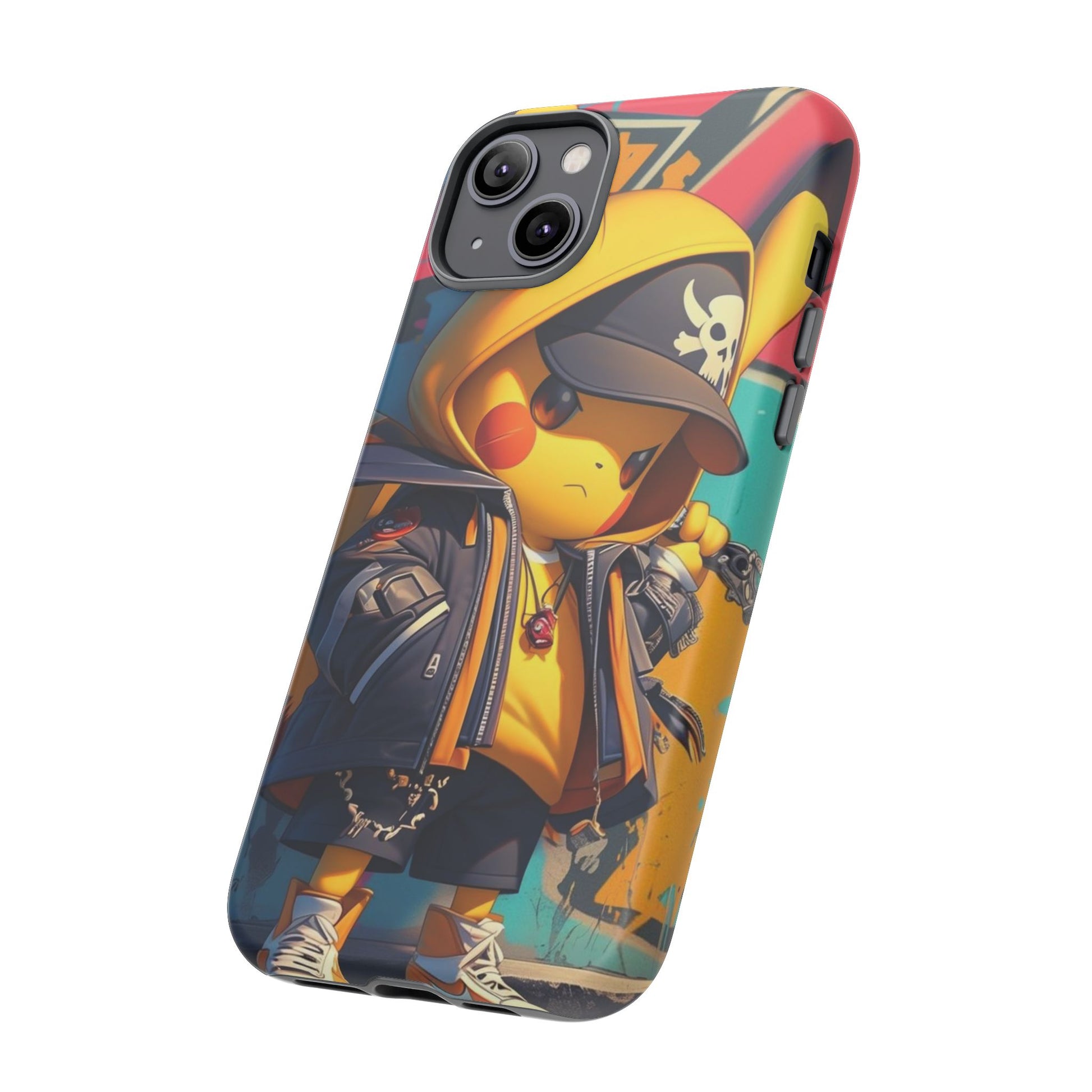Cute Poke Bear Phone Case, Tough Cases for iPhones, Samsung, and Pixel