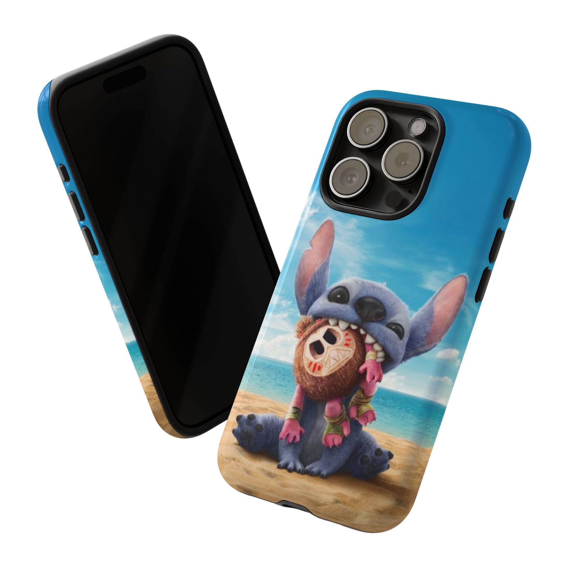 Stitch Beach Sunset Landscape Phone Case for iPhone, Samsung Galaxy, & Pixel Phones