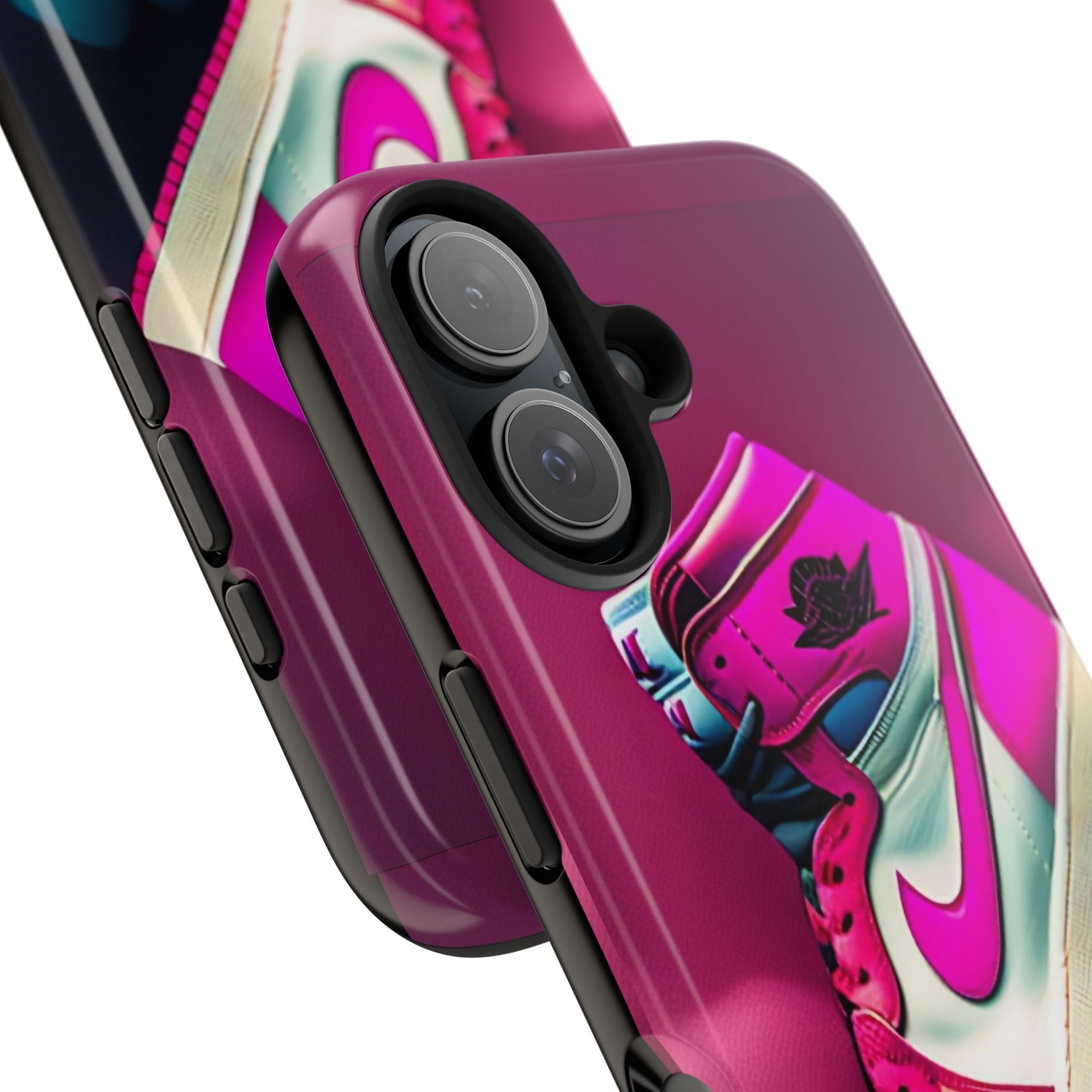 Pink Jordan Sneakers Phone Cases for iPhones & Samsung Phones