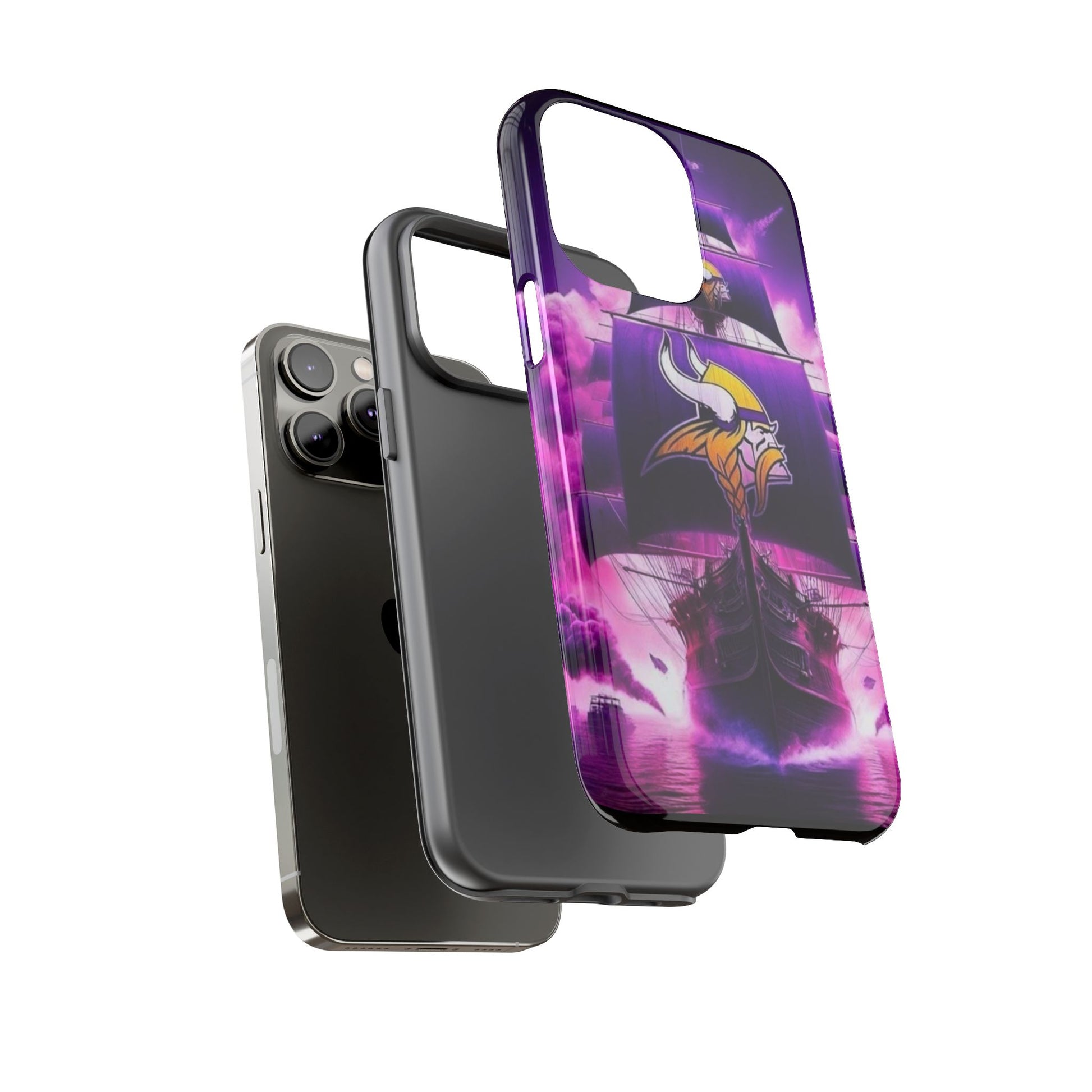 Minnesota Vikings Ship Football Phone Case, Tough Cases for iPhones, Samsung, and Pixel