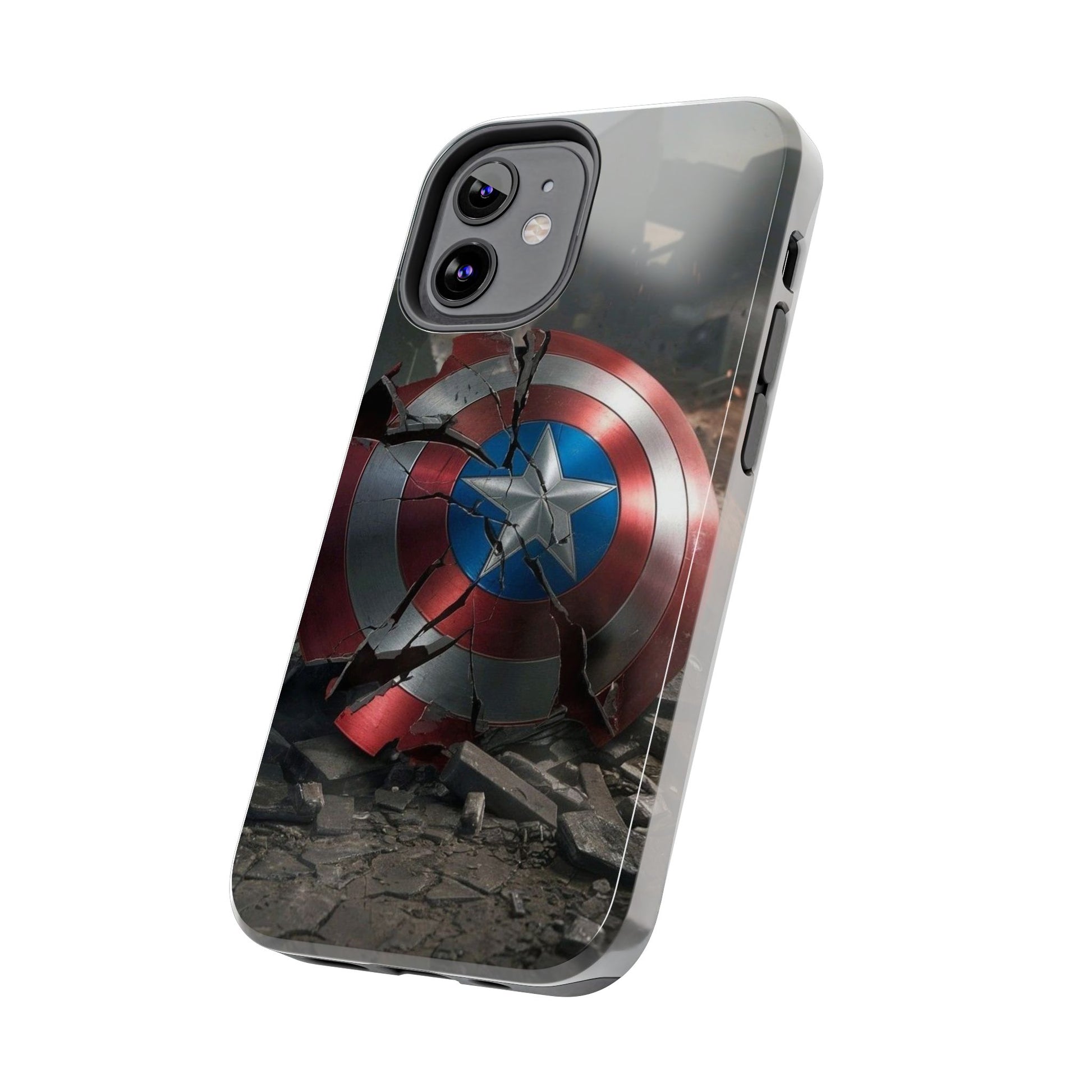 Capt. America Shield Tough Phone Cases for Iphones & Samsung Phones Durable