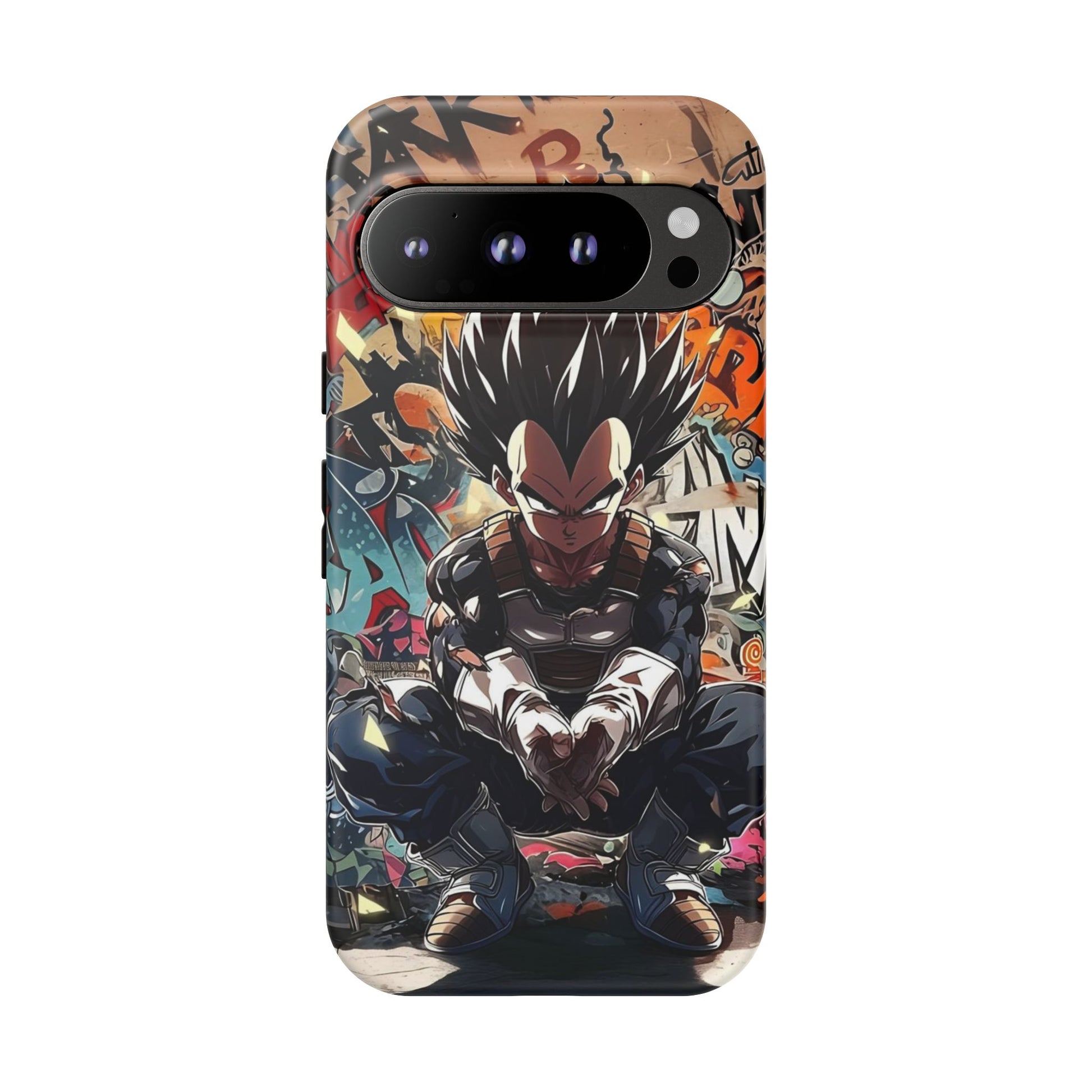 Anime Vegeta Dragon ball Z Tough Cases for iPhones, Samsung, and Pixel