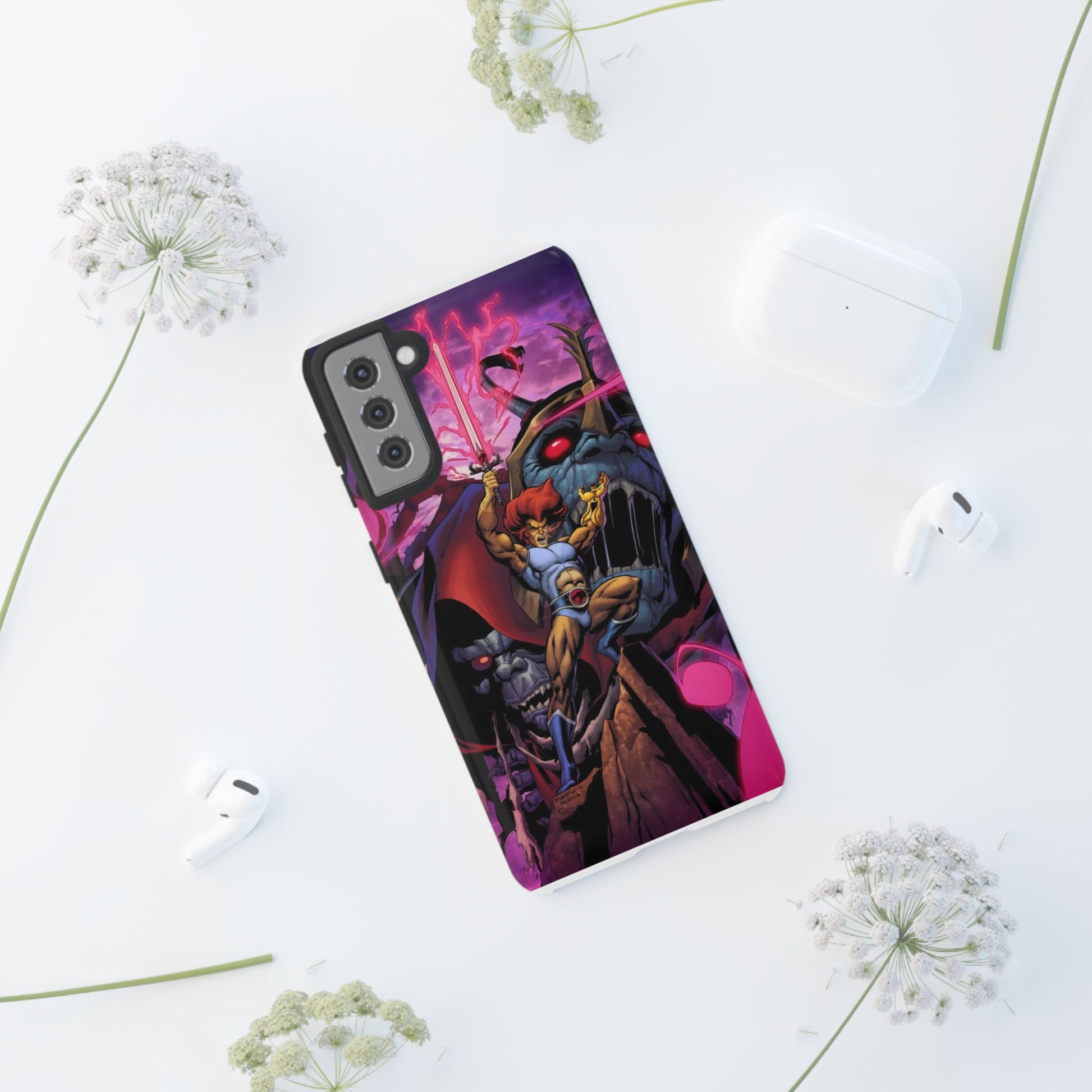 Thundercats Lion O x Mumra Tough Cases for iPhones, Samsung, and Pixel