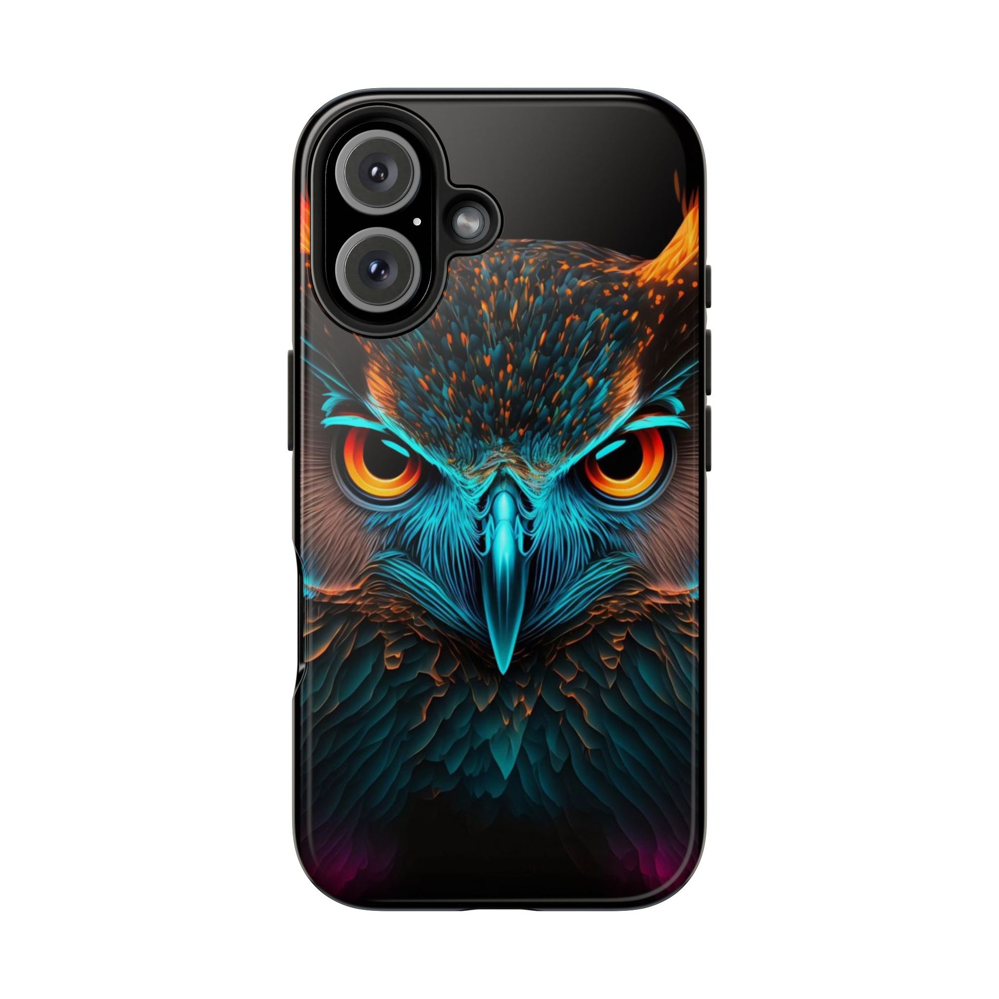 Neon Owl Theme Phone Cases for iPhones & Samsung Phones