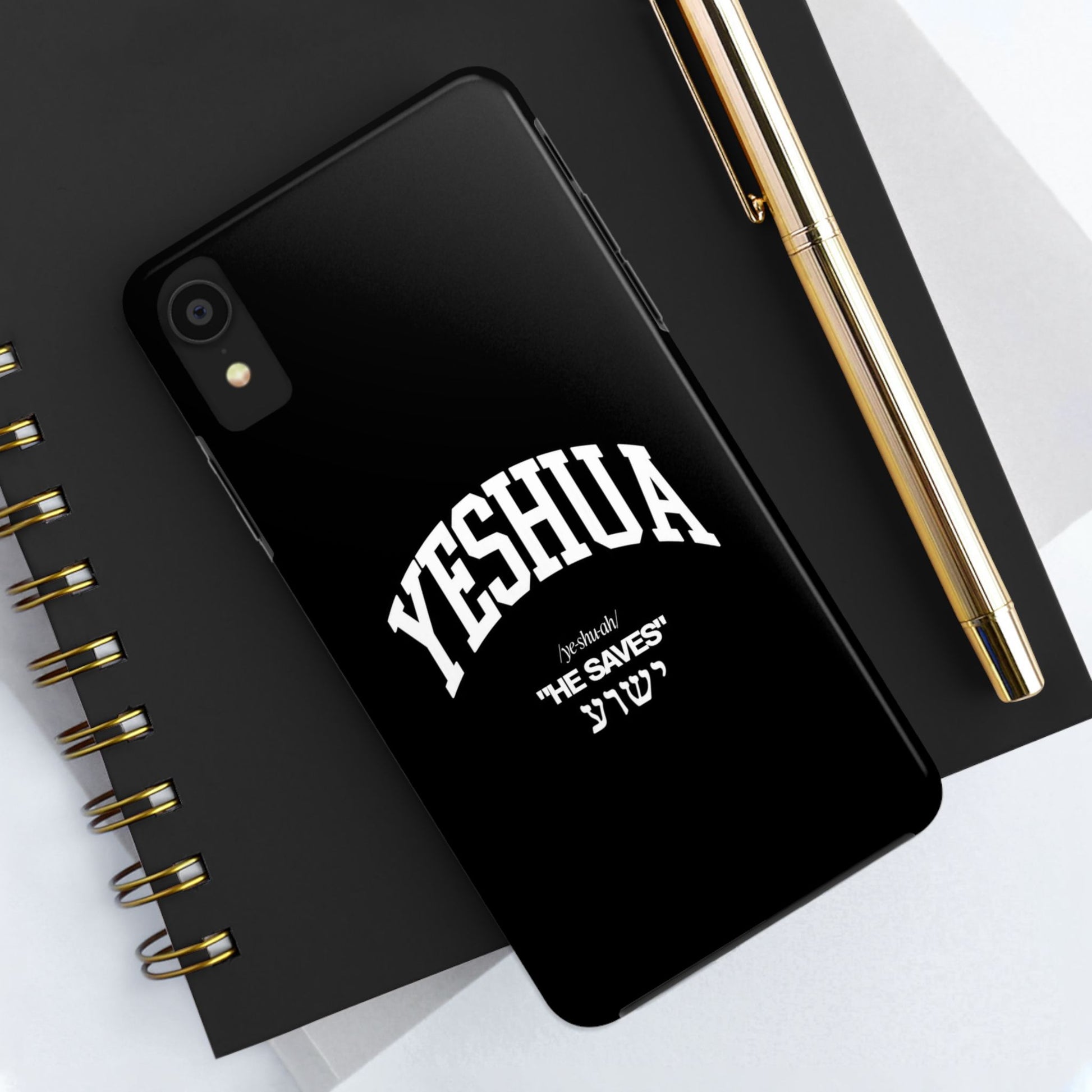Yeshua He Saves Christian Theme Phone Cases for iPhones & Samsung Phones