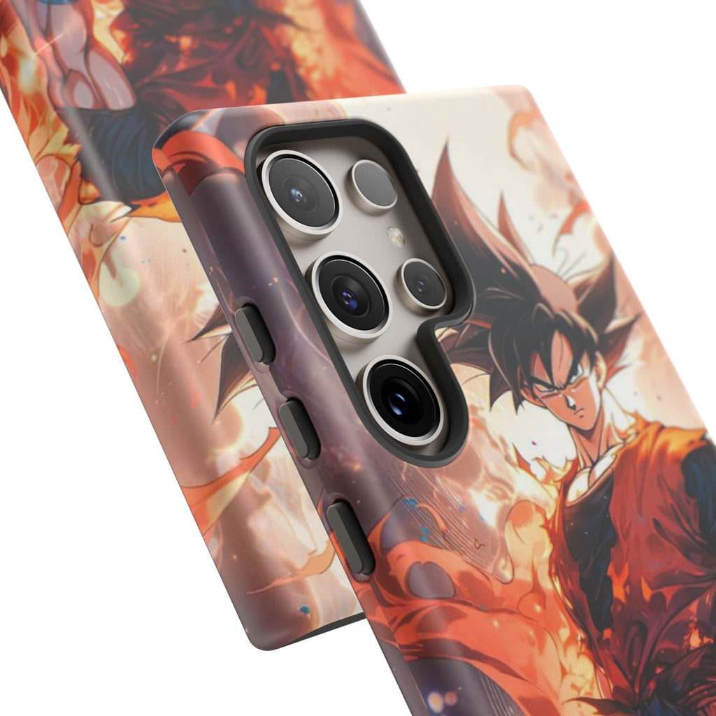 Anime Manga Dragon Ball Z Goku Tough Cases for iPhones, Samsung, and Pixel