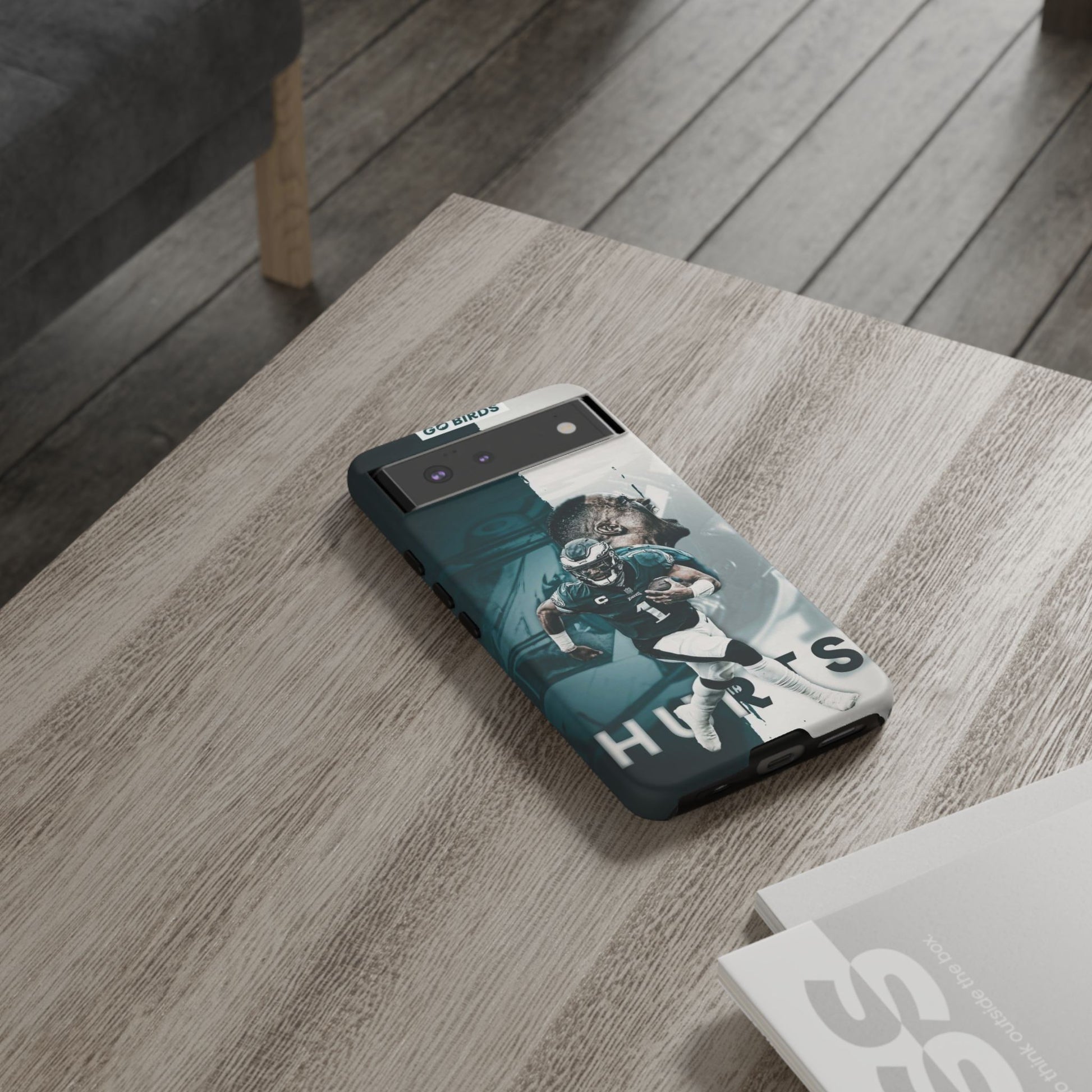 Jalen Hurts Eagles Football Tough Cases for iPhones, Samsung, and Pixel