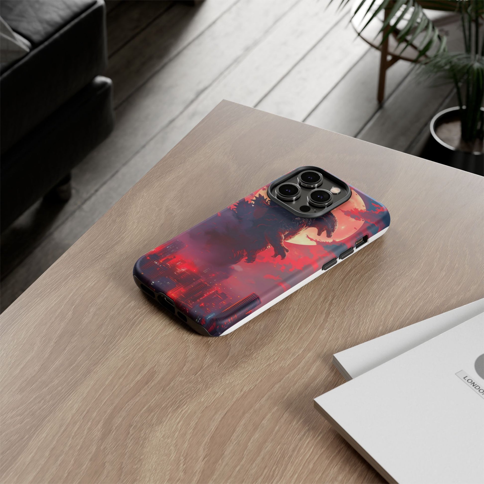 King of Monsters Godzilla Tough Phone Cases for iPhones, Samsung, and Pixel