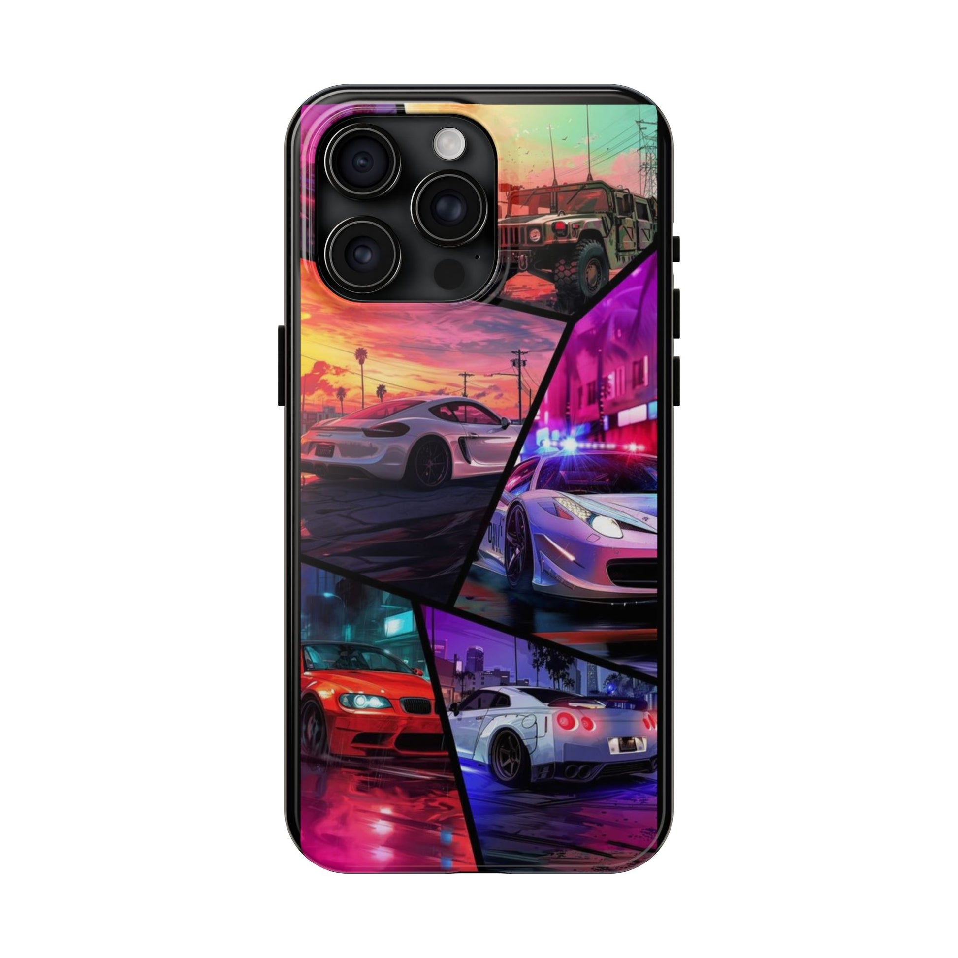 GTA Cars and Jeeps Inspired Tough 2 Piece Iphone & Samsung Durable Phone Case