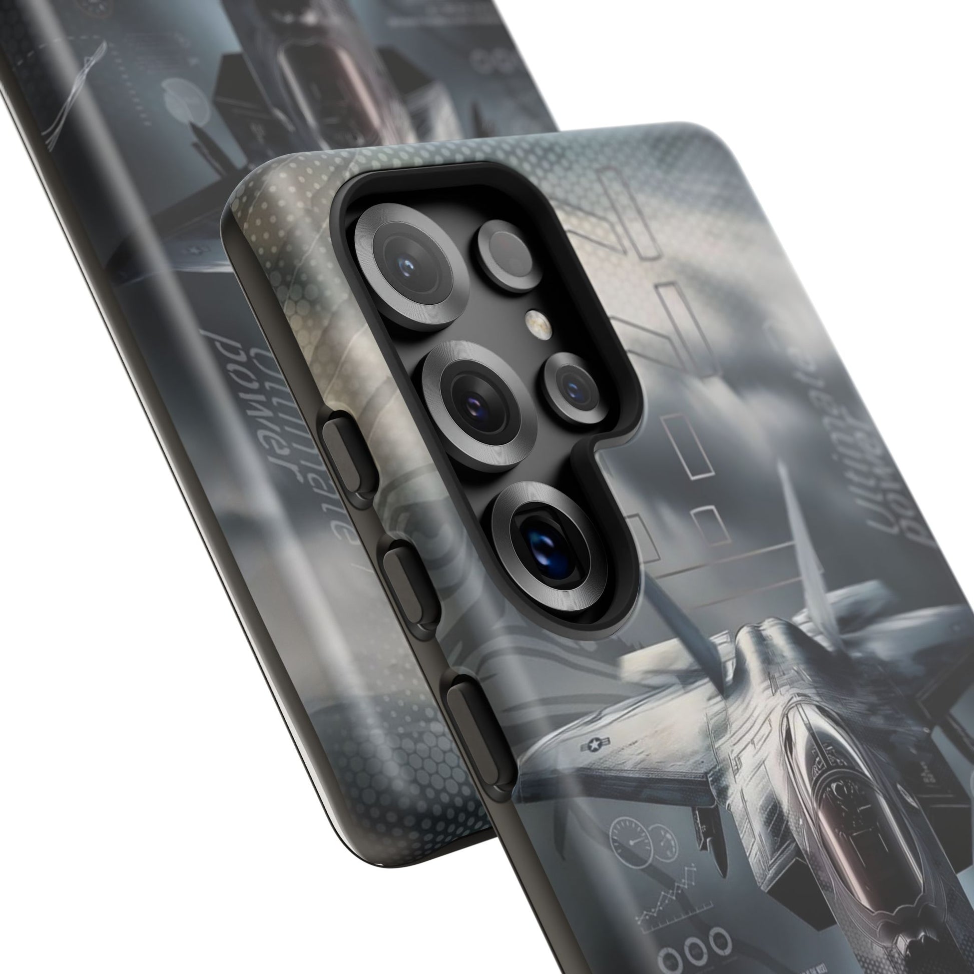 F-22 Raptor Fighter Jet Tough Cases for iPhones, Samsung, and Pixel
