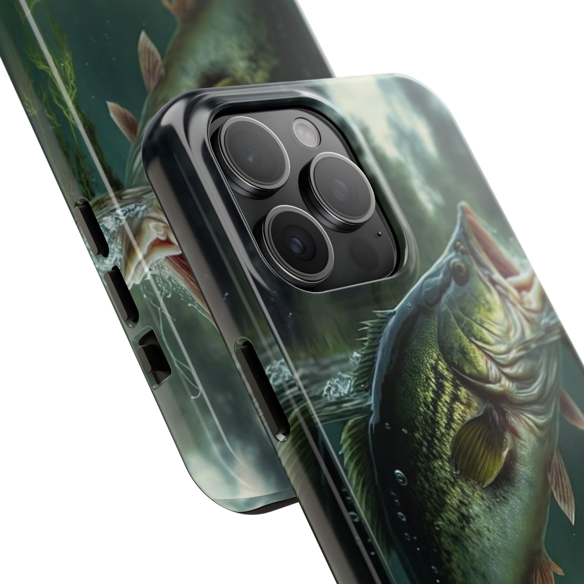 Large Mouth Bass Theme Phone Cases for iPhones & Samsung Phones
