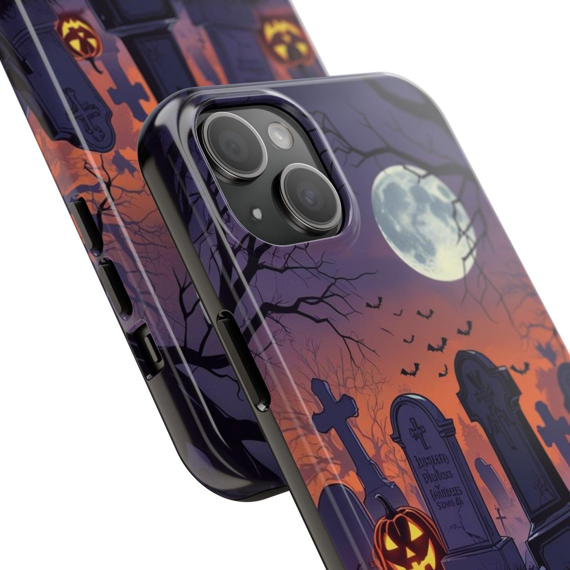 Graveyard Halloween Theme Phone Cases for iPhones & Samsung Phones