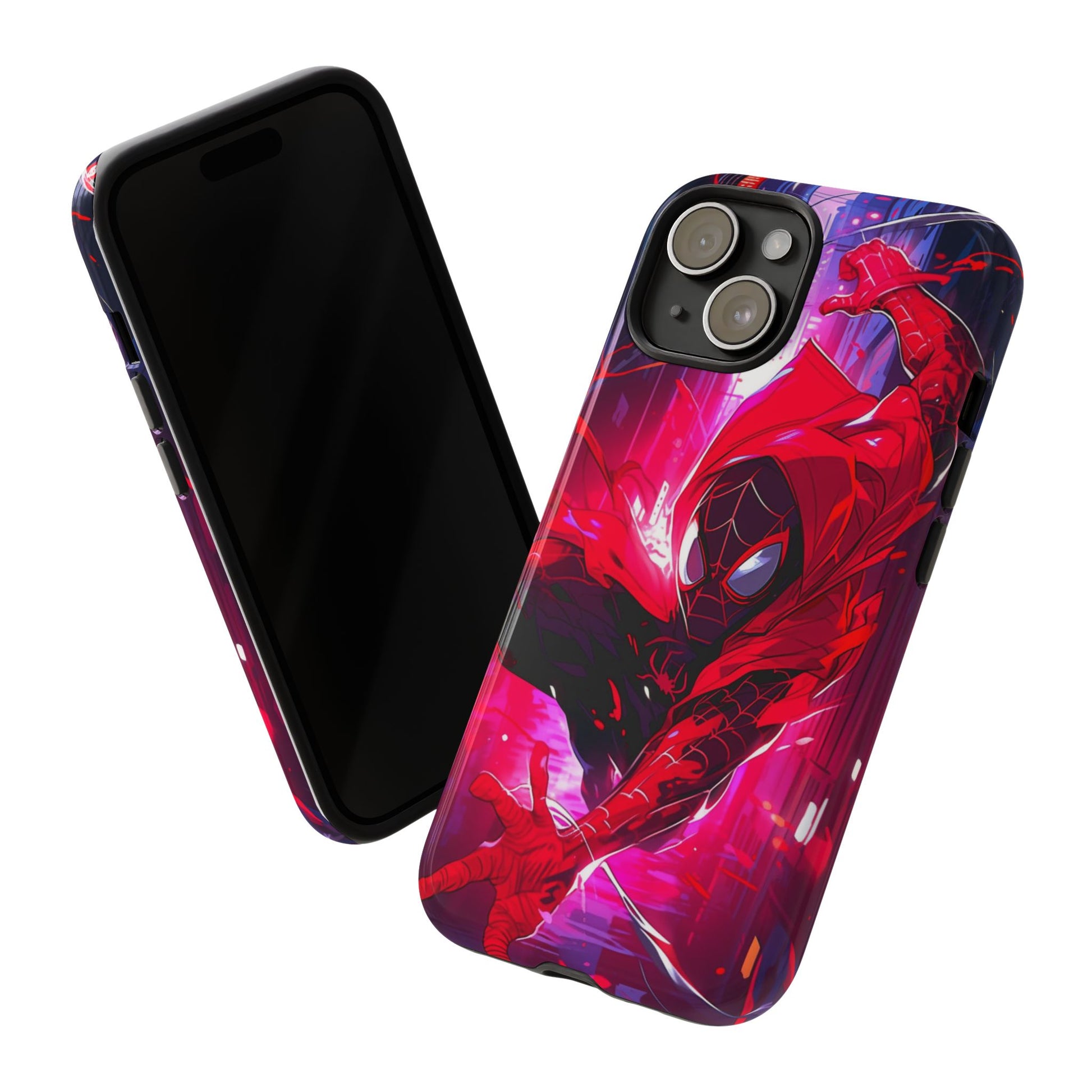 Miles Morales Spiderman Phone Case, Tough Cases for iPhones, Samsung, and Pixel