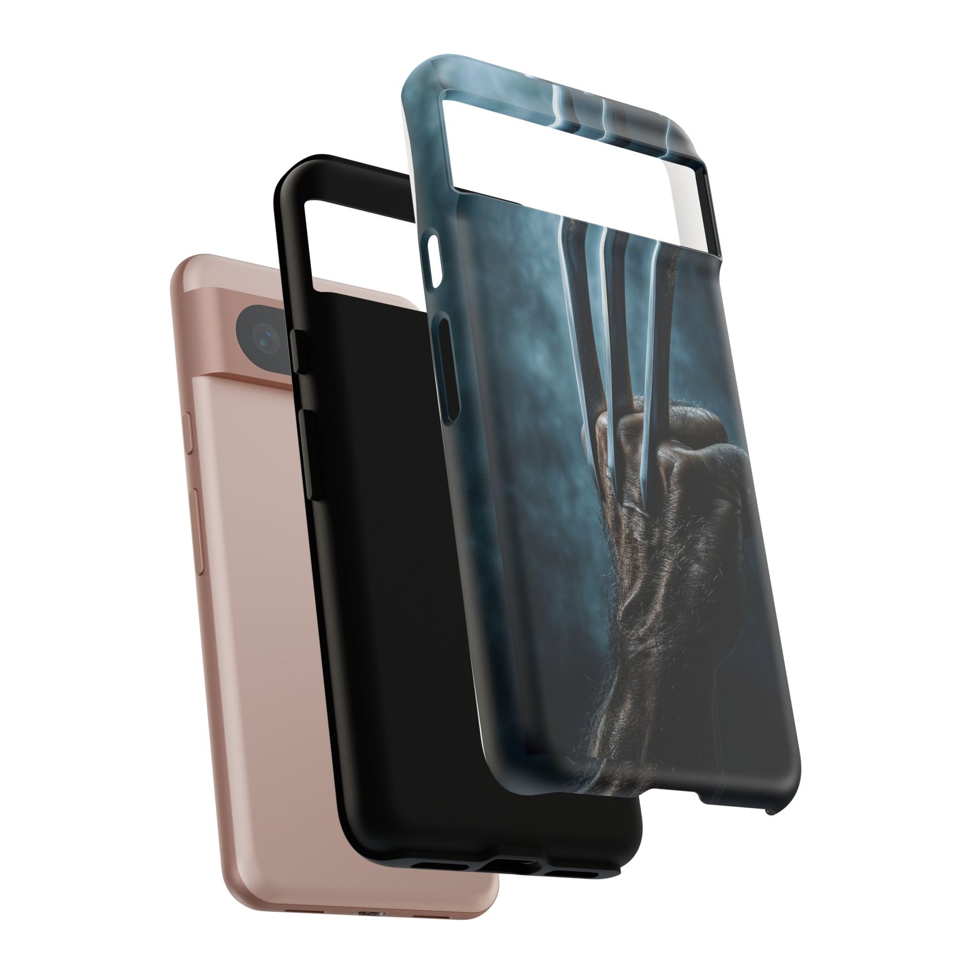 Logan's Claws Wolverine Tough Cases for iPhones, Samsung, and Pixel