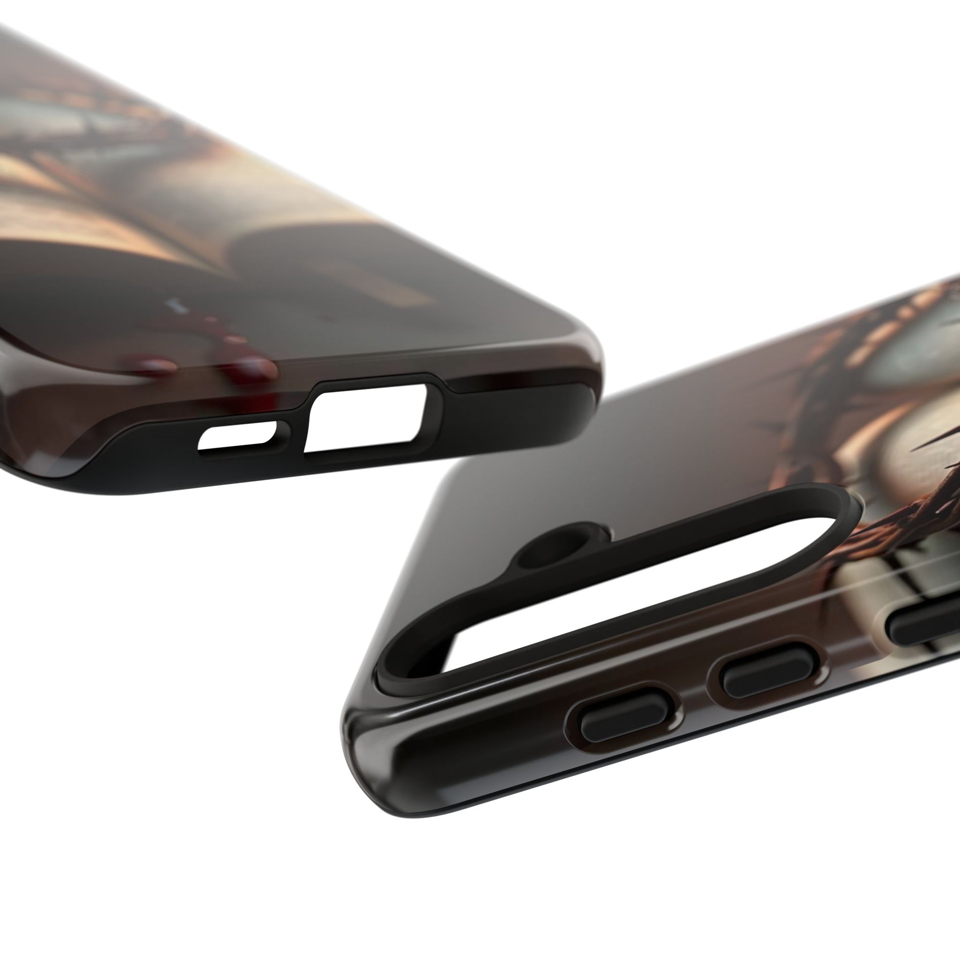 Crown of Thorns and Bible Christian Tough Cases for iPhones, Samsung, and Pixel