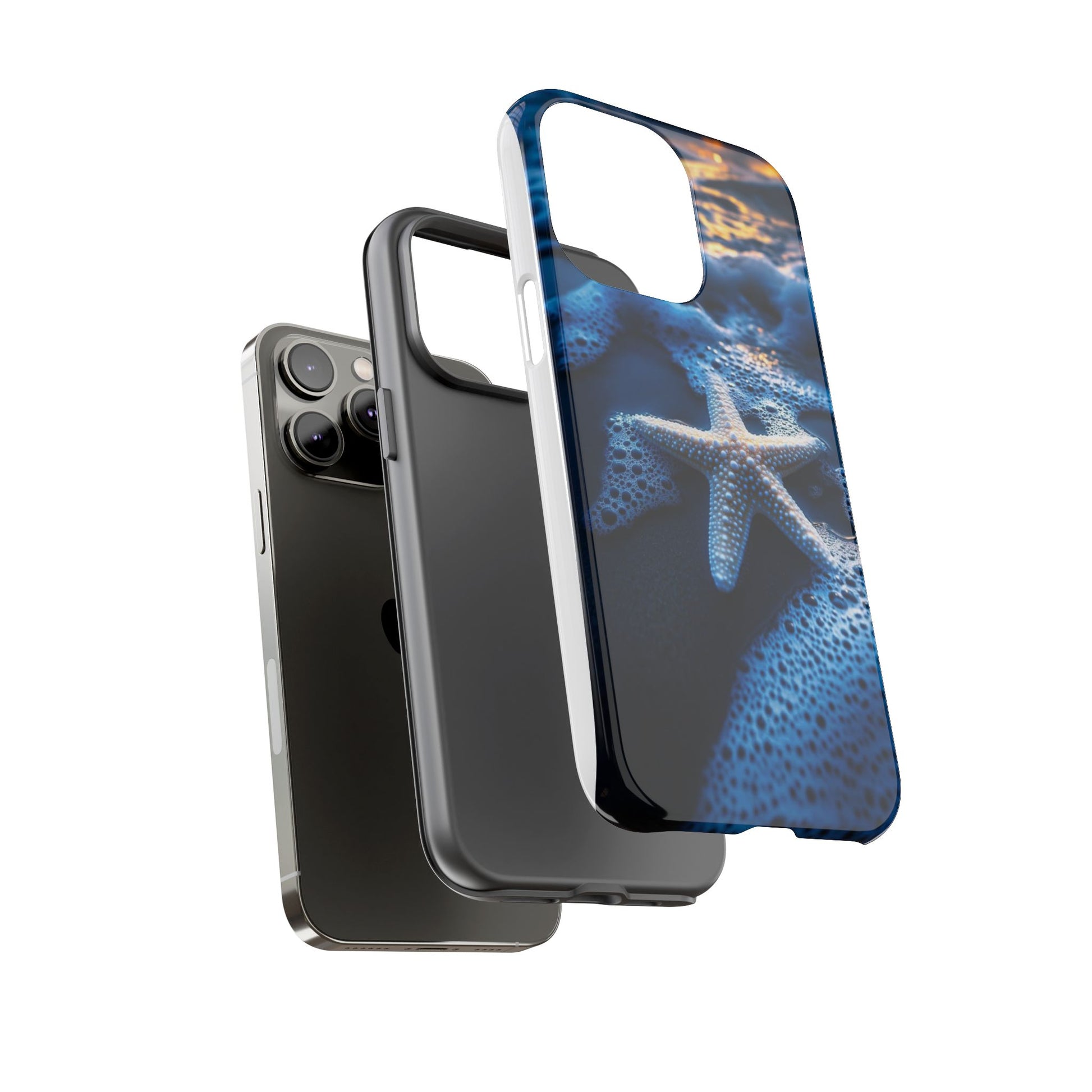 Starfish Beach Tough Cases for iPhones, Samsung, and Pixel
