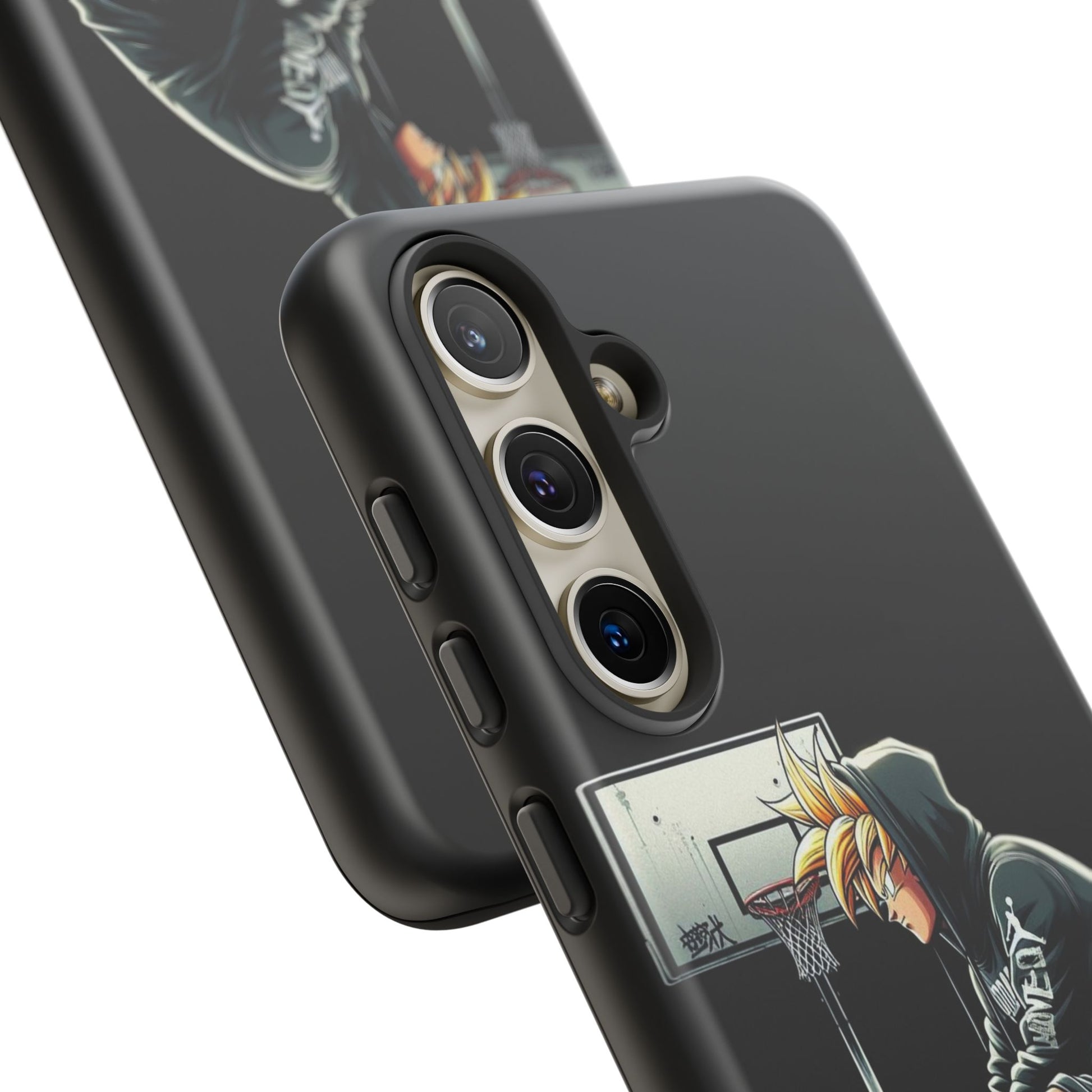 Son Goku Basketball Tough Cases for iPhones, Samsung, and Pixel