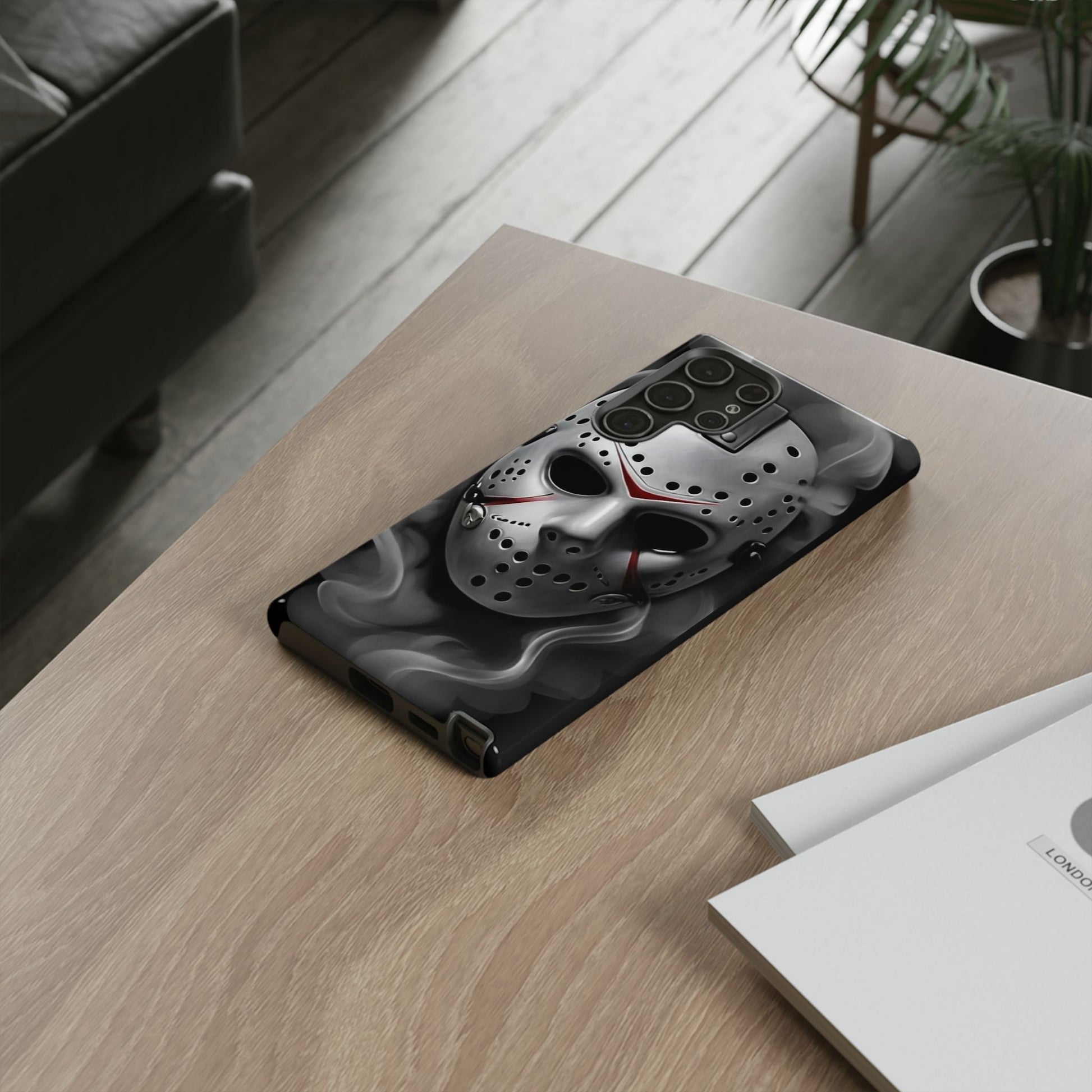 Friday the 13th Jason's Mask Tough Cases for iPhones, Samsung, and Pixel