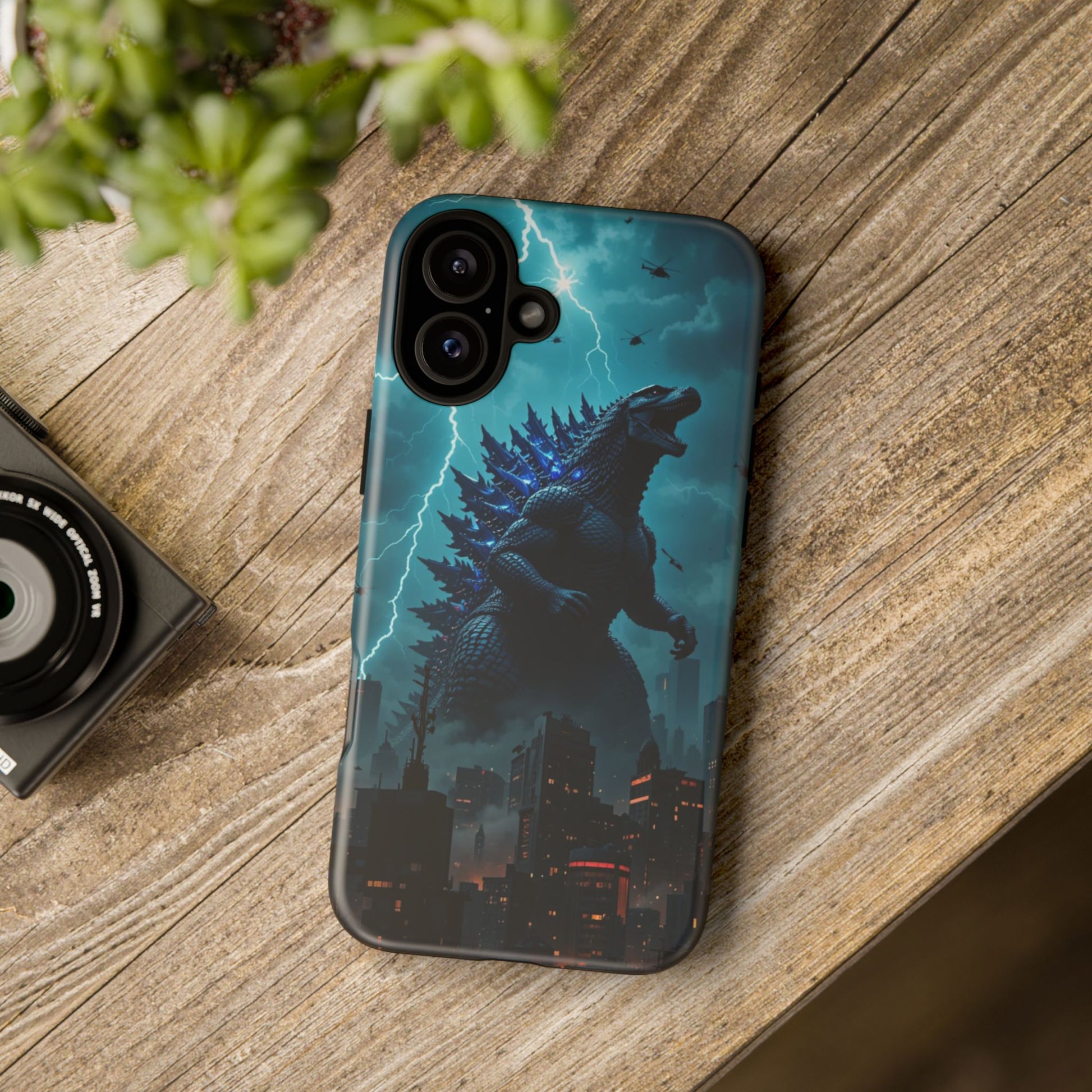Godzilla Phone Case, Tough Cases for iPhones, Samsung, and Pixel