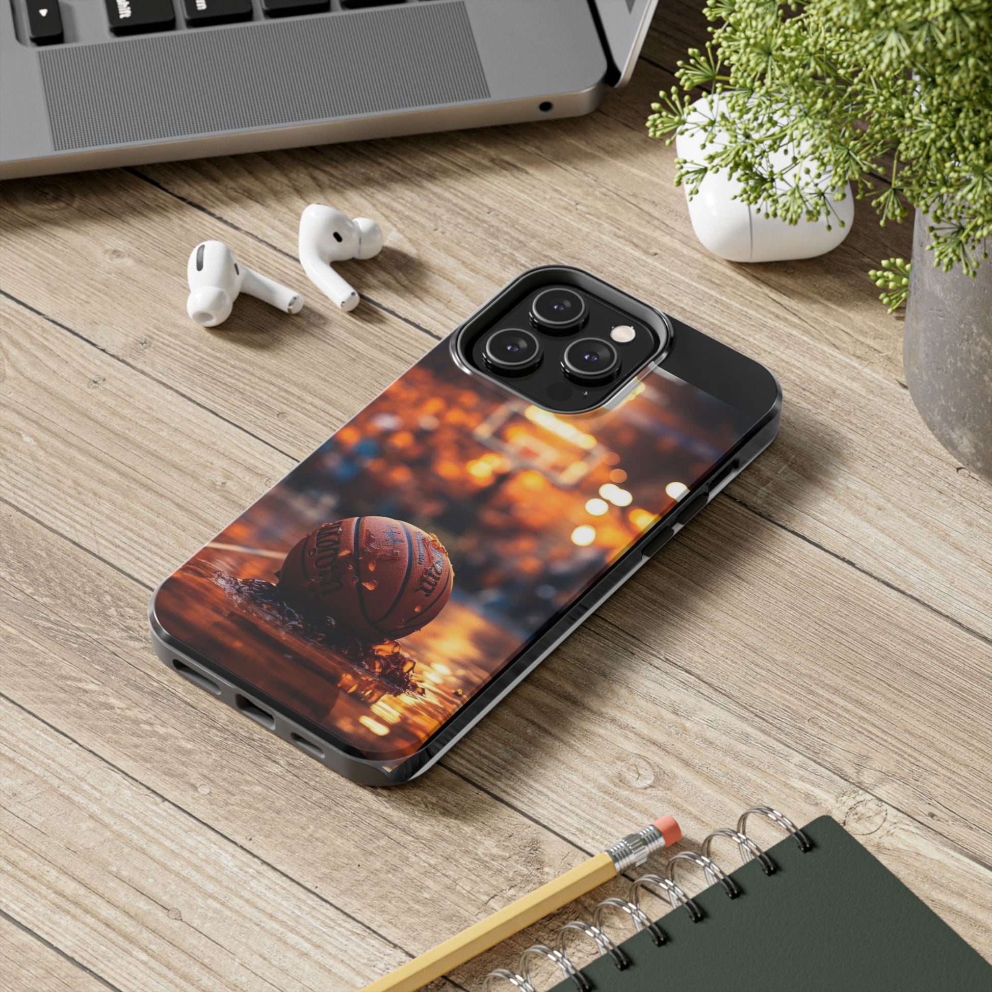Basketball Court Tough Phone Cases for Iphones & Samsung Durable