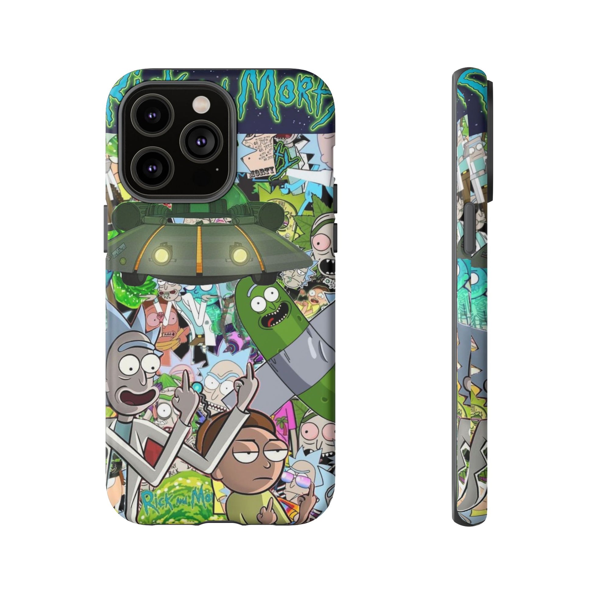 Rick and Morty Phone Case, Tough Cases for iPhones, Samsung, and Pixel