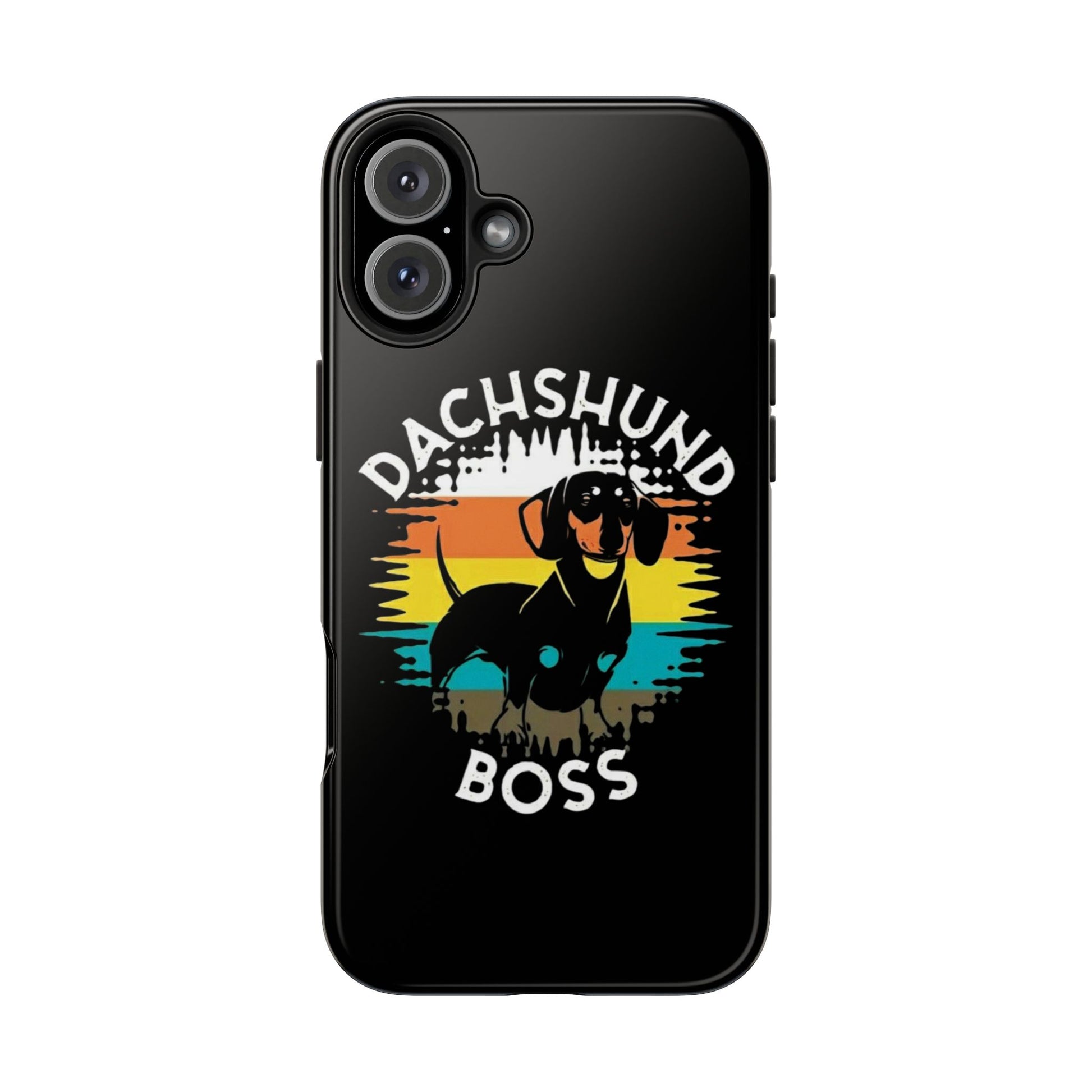 Dachshund Boss Theme Phone Cases for iPhones & Samsung Phones