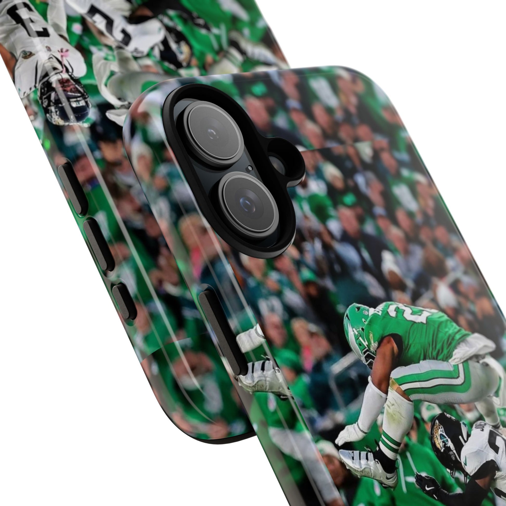 Saquon Barkley The Huddle Eagles Football Tough Cases for iPhones, Samsung, and Pixel