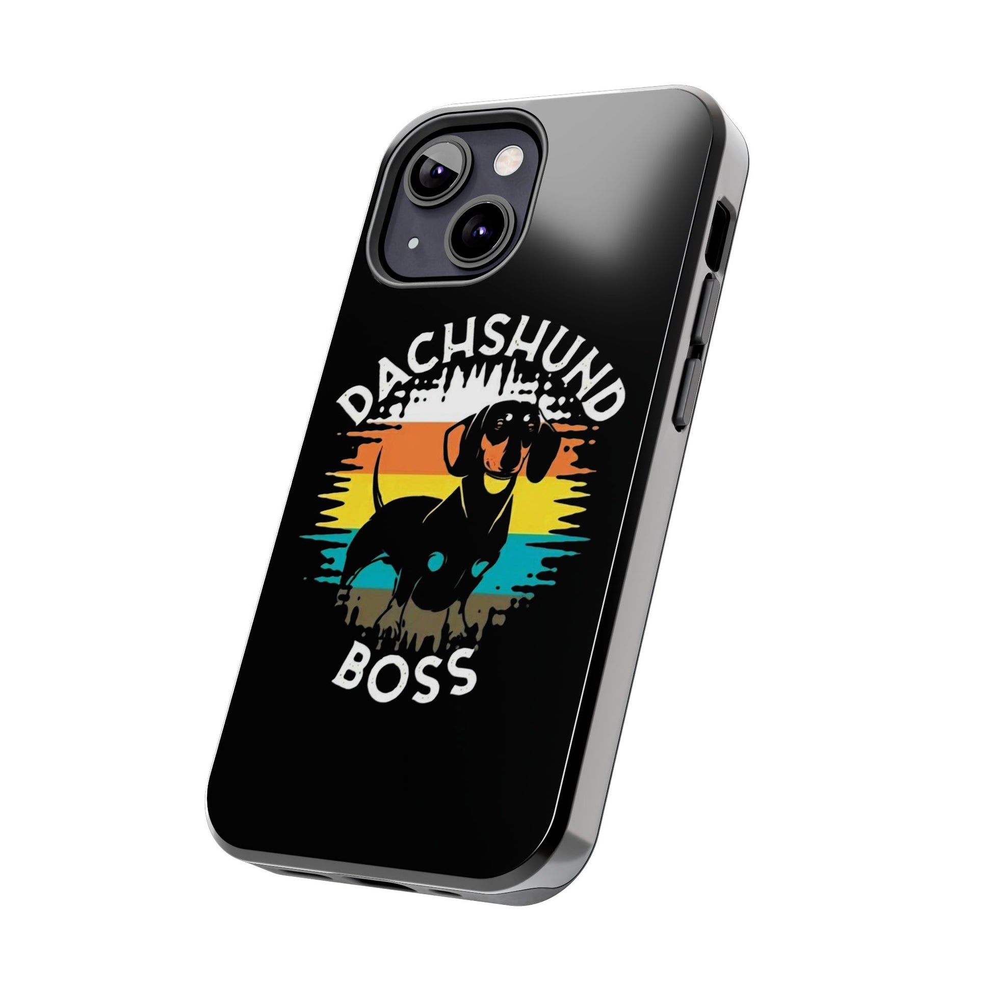 Dachshund Boss Theme Phone Cases for iPhones & Samsung Phones