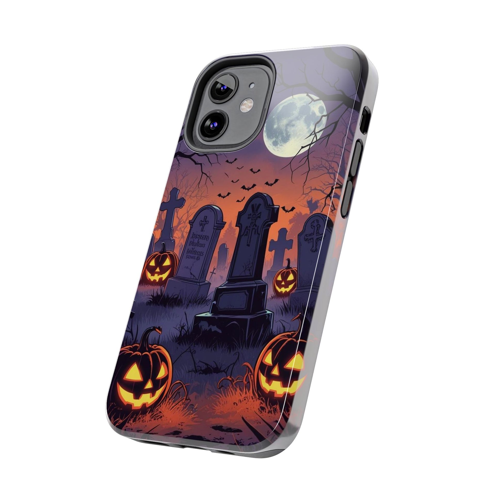 Graveyard Halloween Theme Phone Cases for iPhones & Samsung Phones