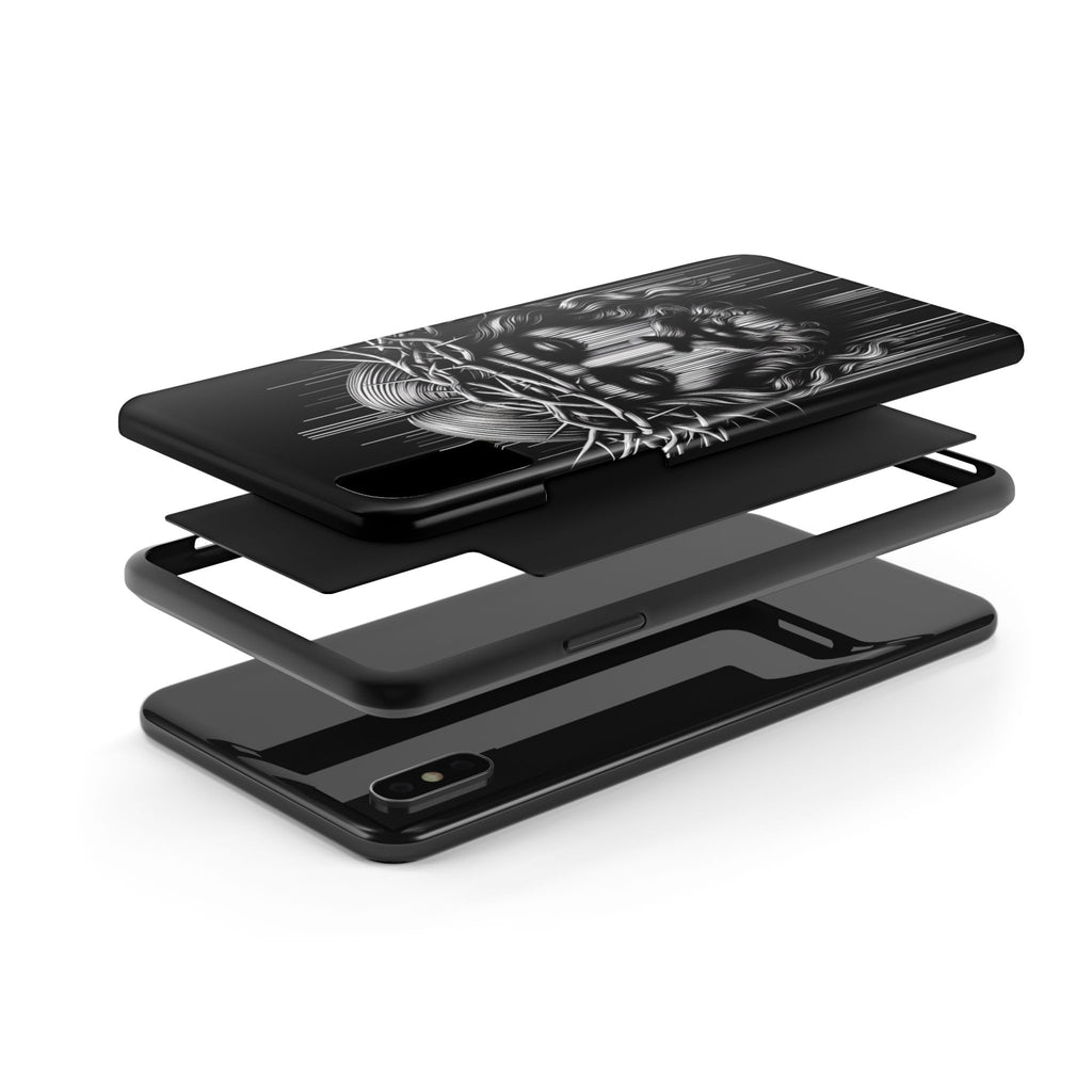 Jesus The King Crown Christian Phone Cases for iPhones & Samsung Phones