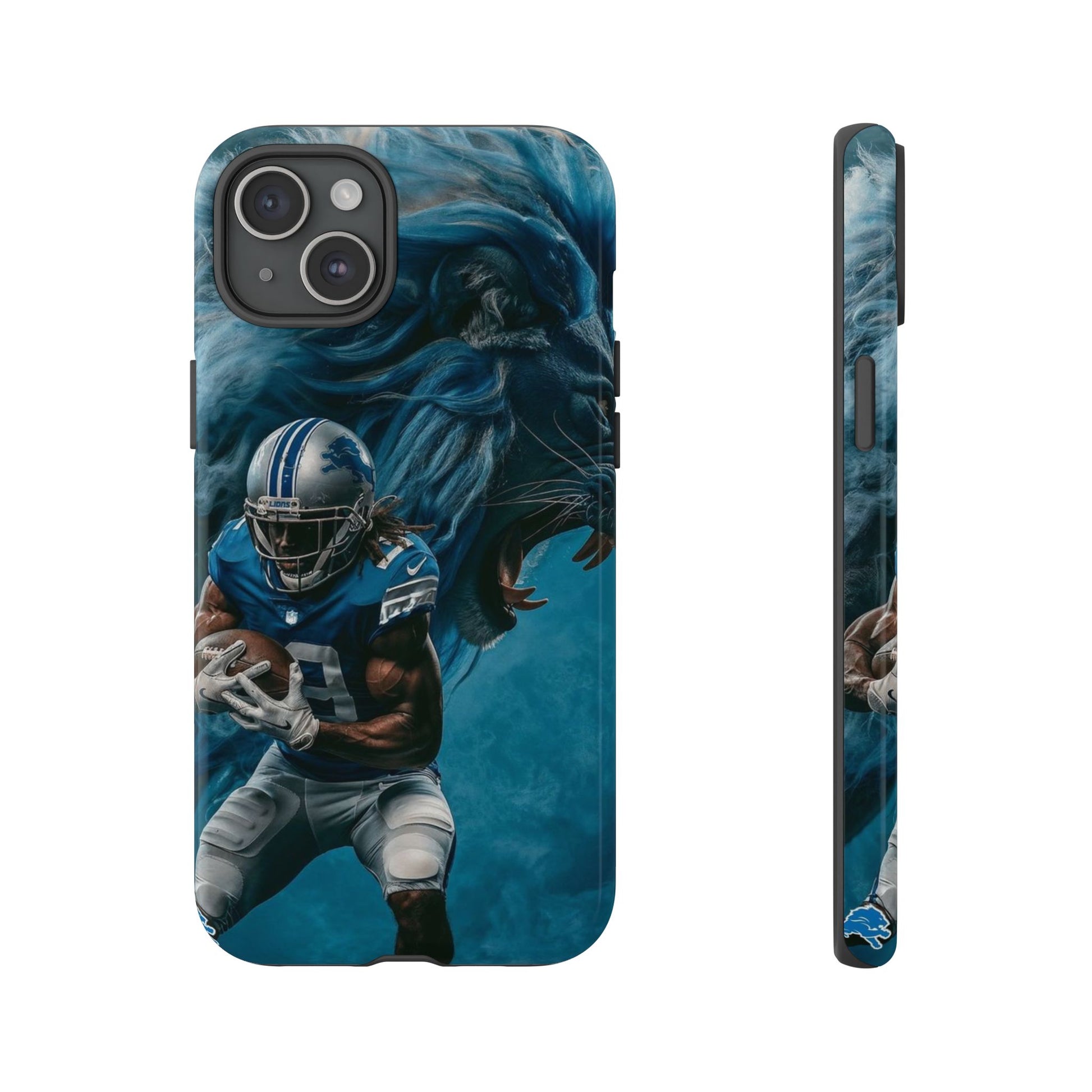 Detroit Lions Player Football Phone Case, Tough Cases for iPhones, Samsung, and Pixel