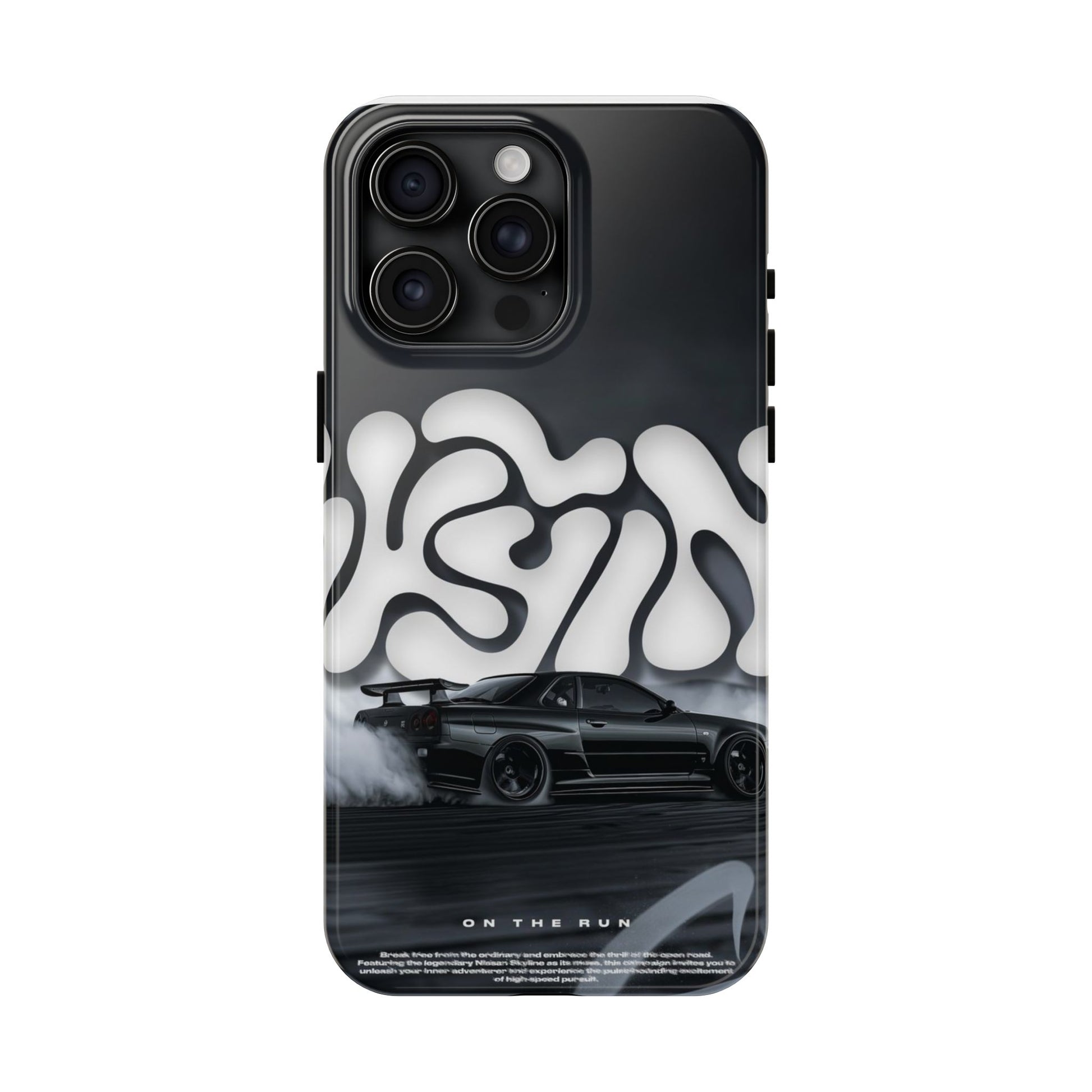 Drifting Skyline Racing Car Theme Phone Case for iPhone & Samsung Galaxy Phones