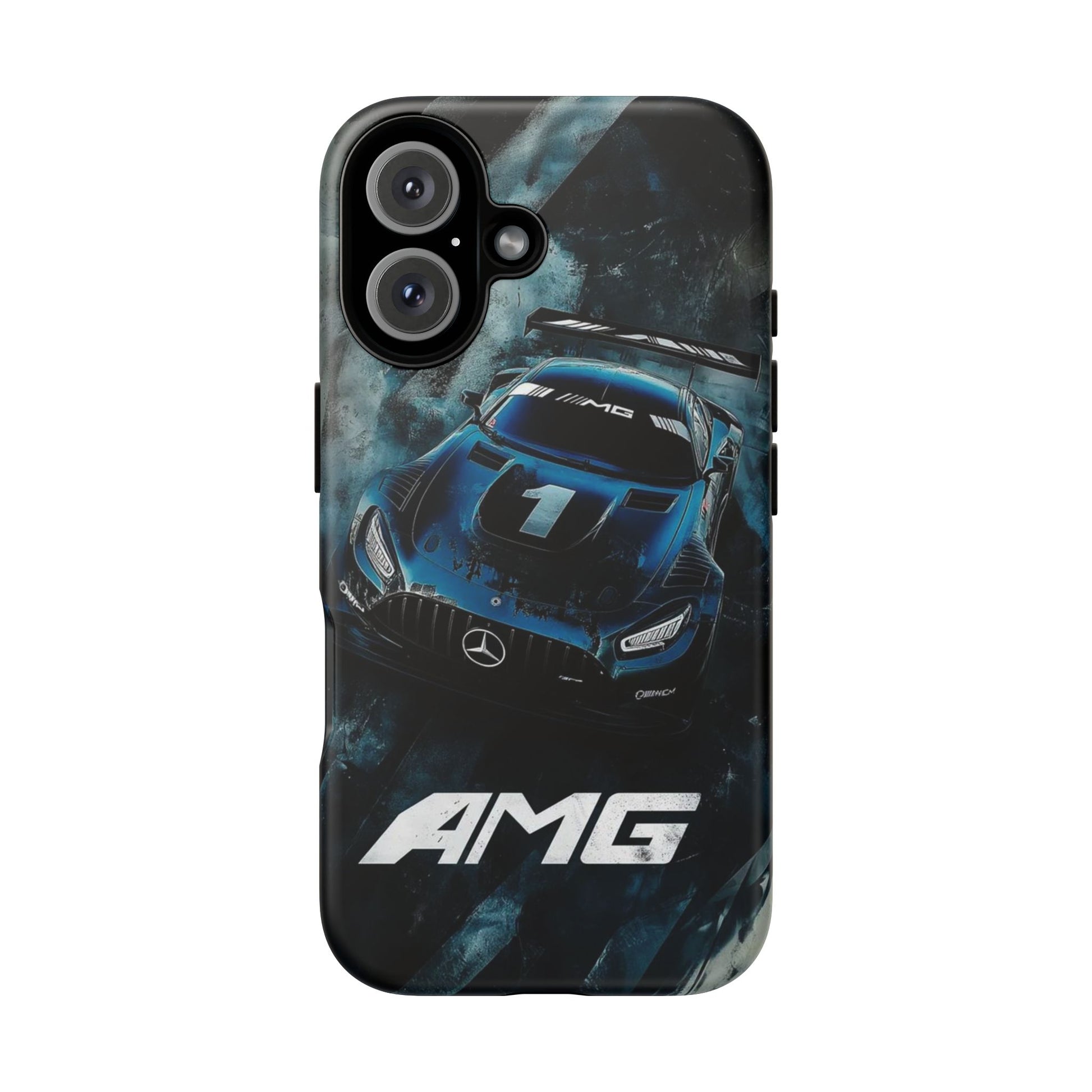 Mercedes AMG Racing Car Tough Cases for iPhones, Samsung, and Pixel